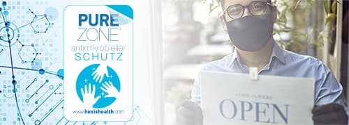 Antibakterielle Folien PUREZONE® von HEXIS