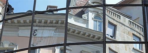 Spiegelfolie für Fenster ▷ Einseitiger Sichtschutz auf Maß