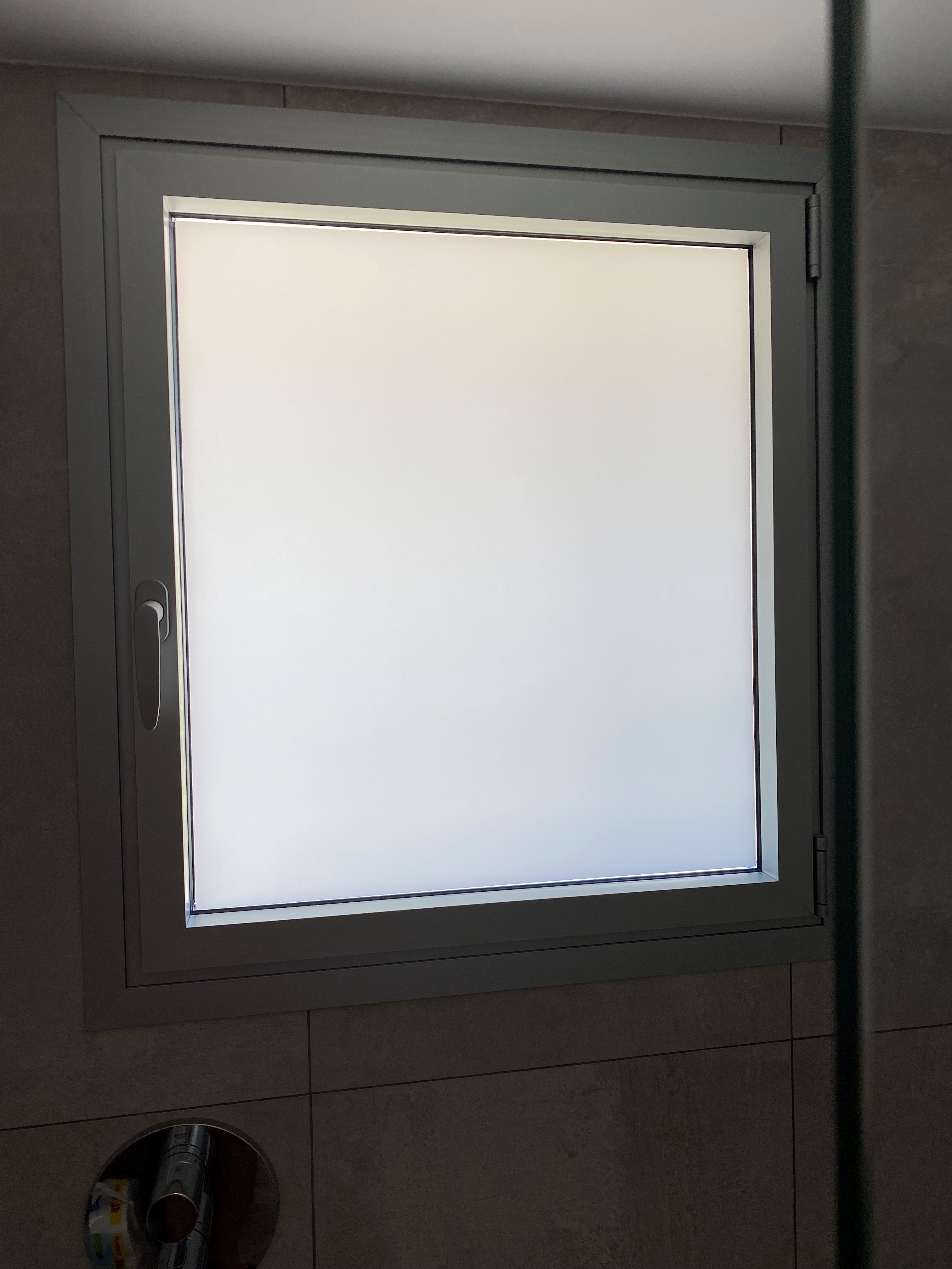 Fensterfolie blickdicht weiß matt