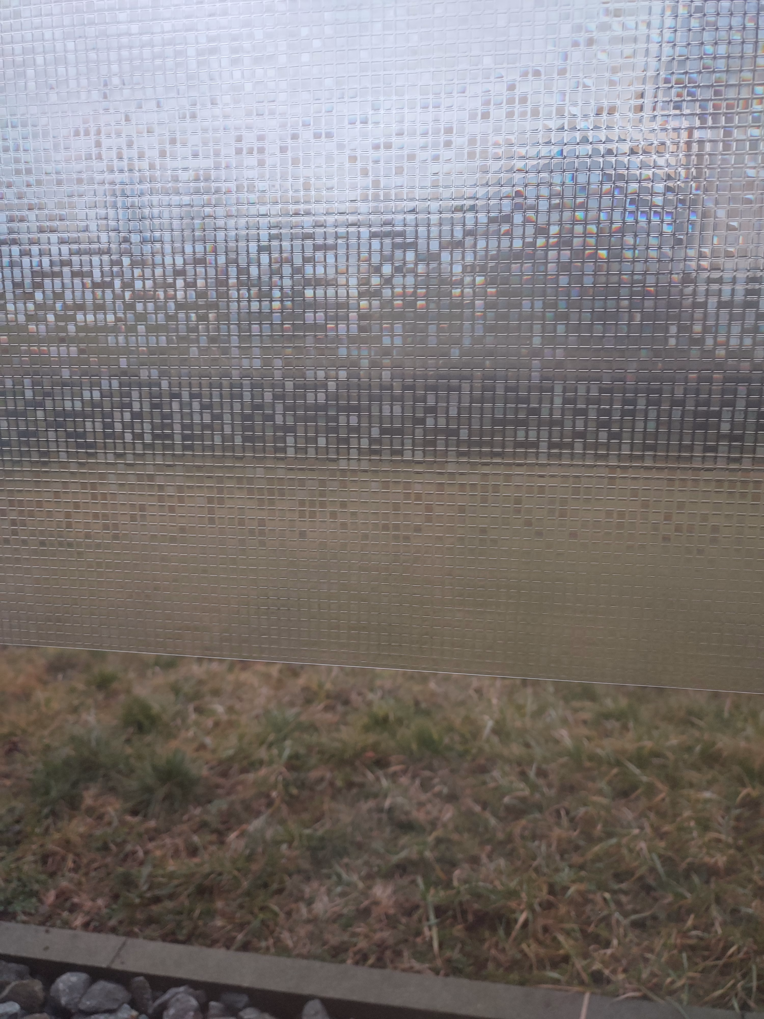 Fensterfolie, durchsichtige Quadrate 4 mm (geprägt)