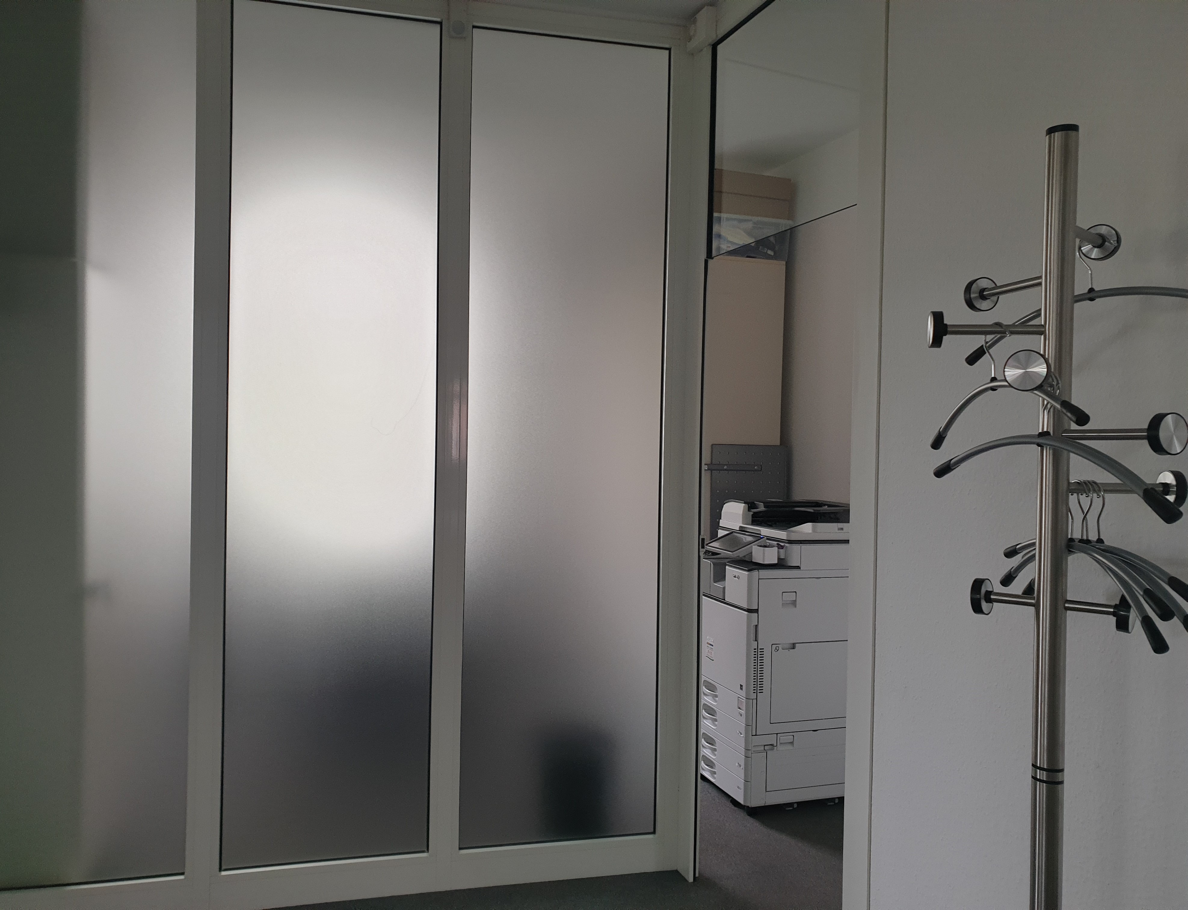 Klebefolie, Frostglasdesign transparent matt