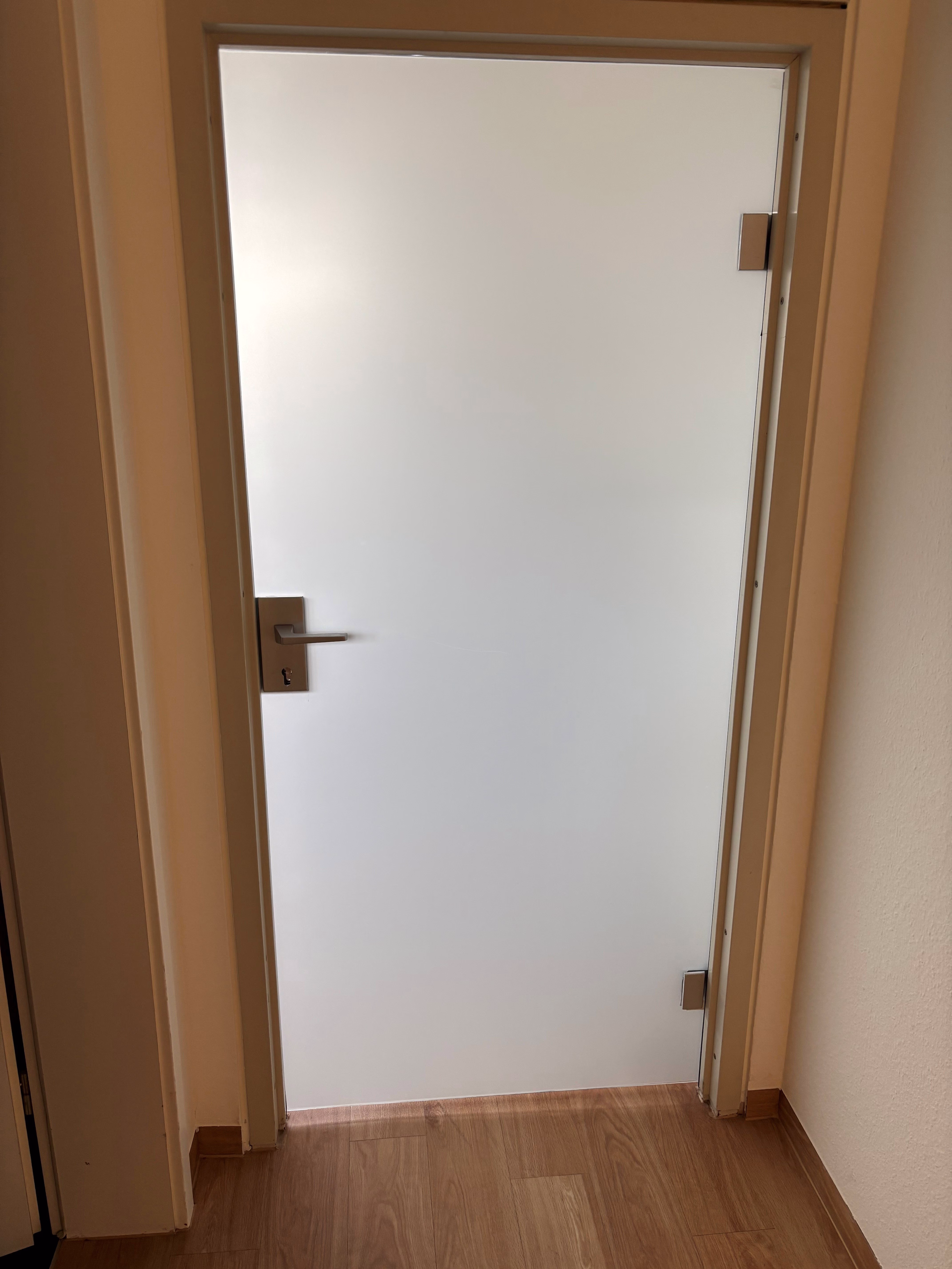 Milchglasfolie - Sichtschutzfolie, weiß matt