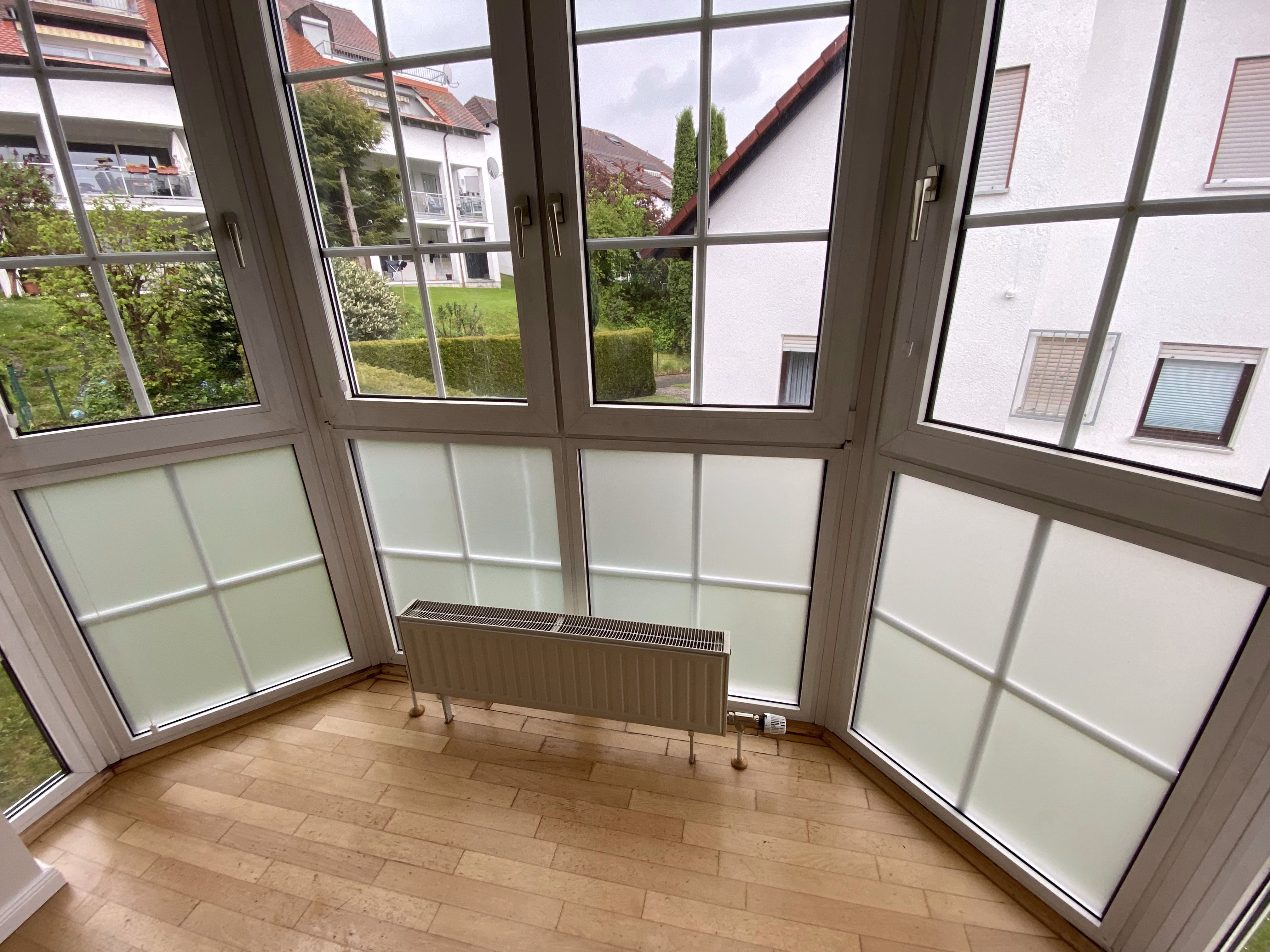 Klebefolie in Sandstrahloptik