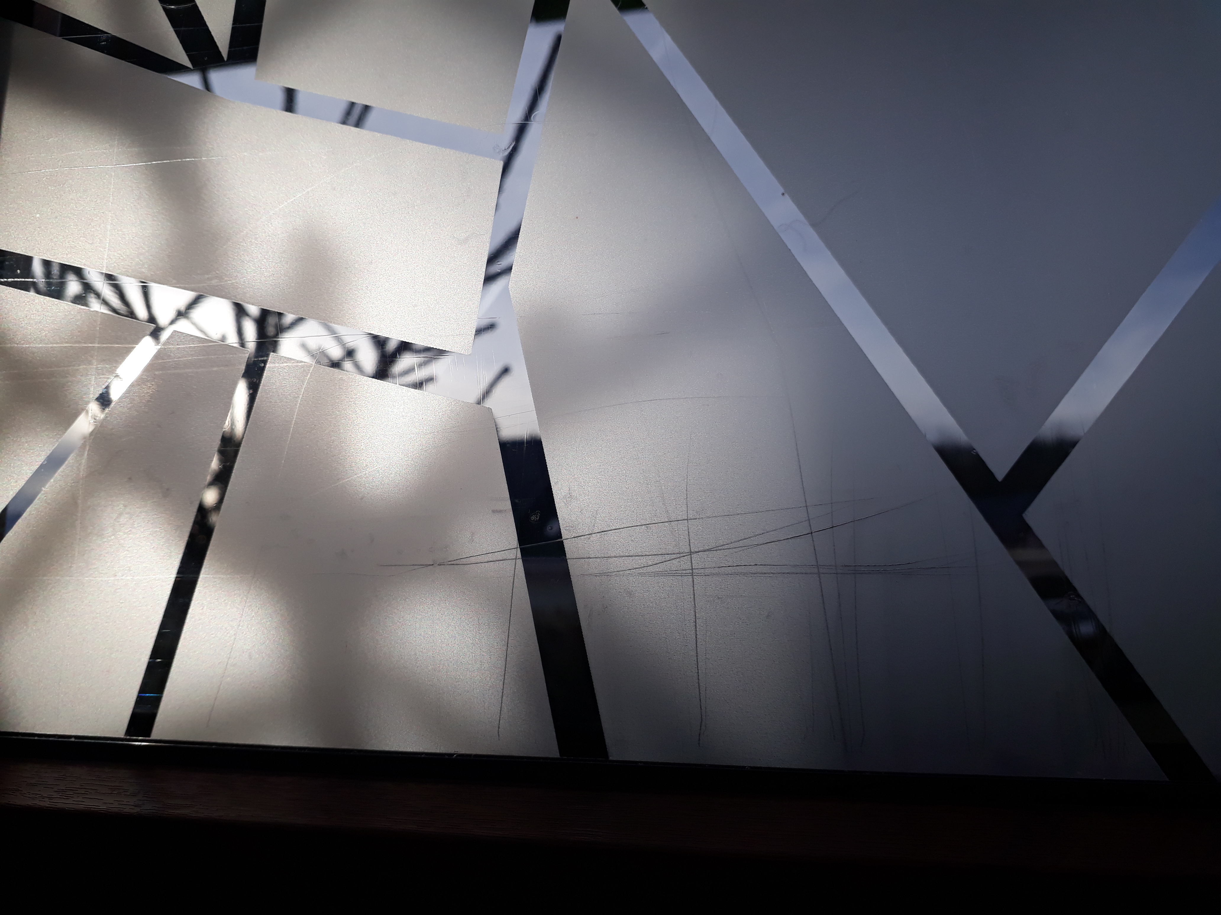 Fensterfolie Bruchglasoptik Fensterfolie Bruchglasoptik