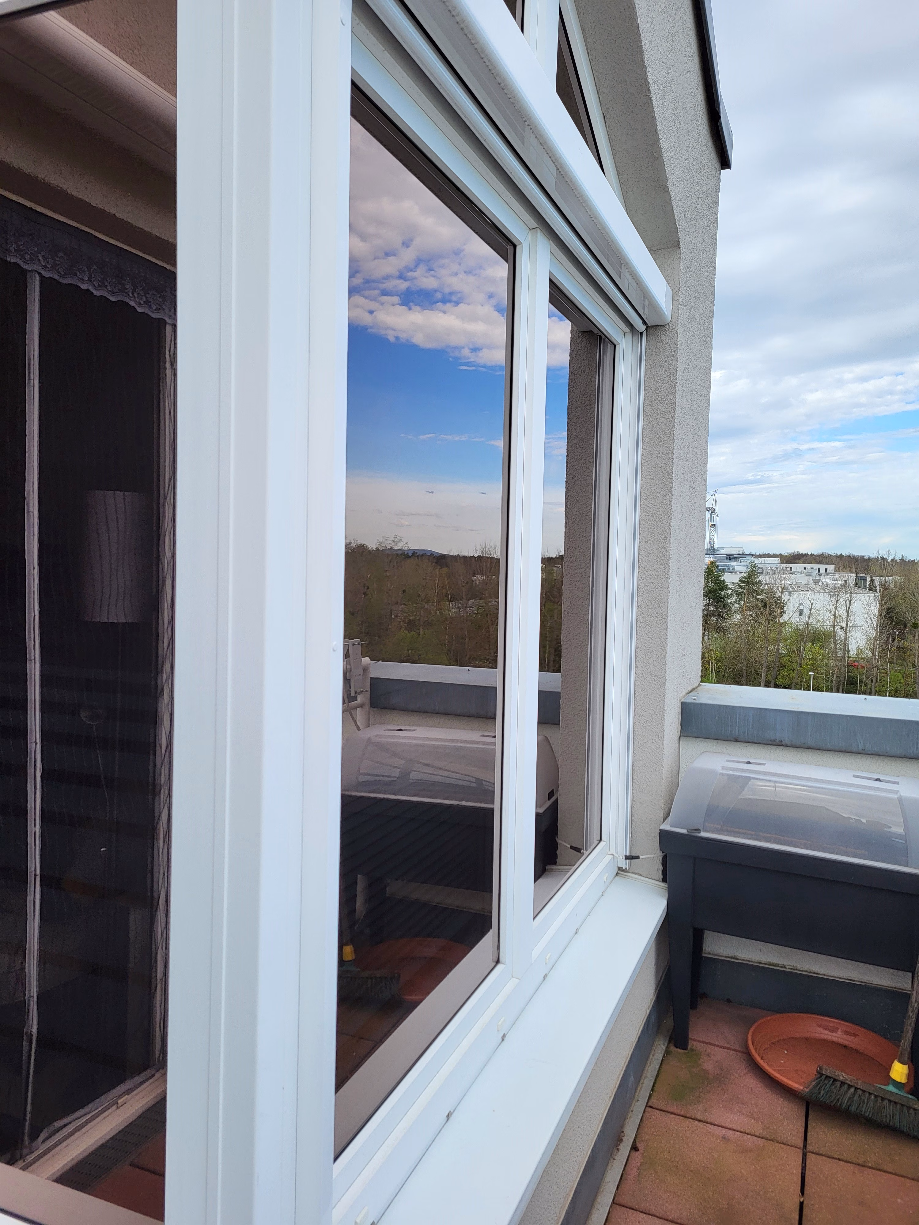 Sonnenschutzfolie, bronze dunkel verspiegelt