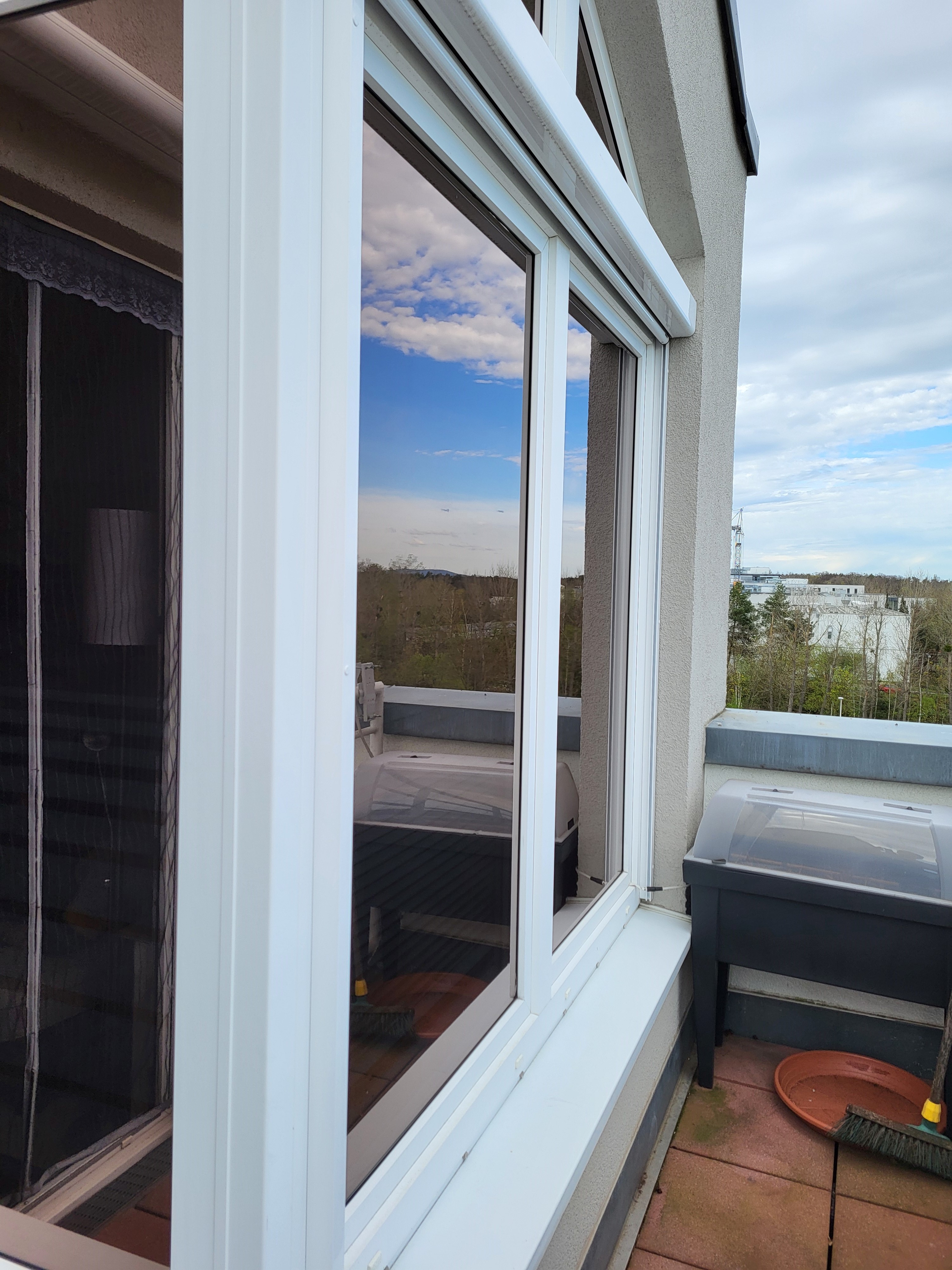 Sonnenschutzfolie, bronze dunkel verspiegelt