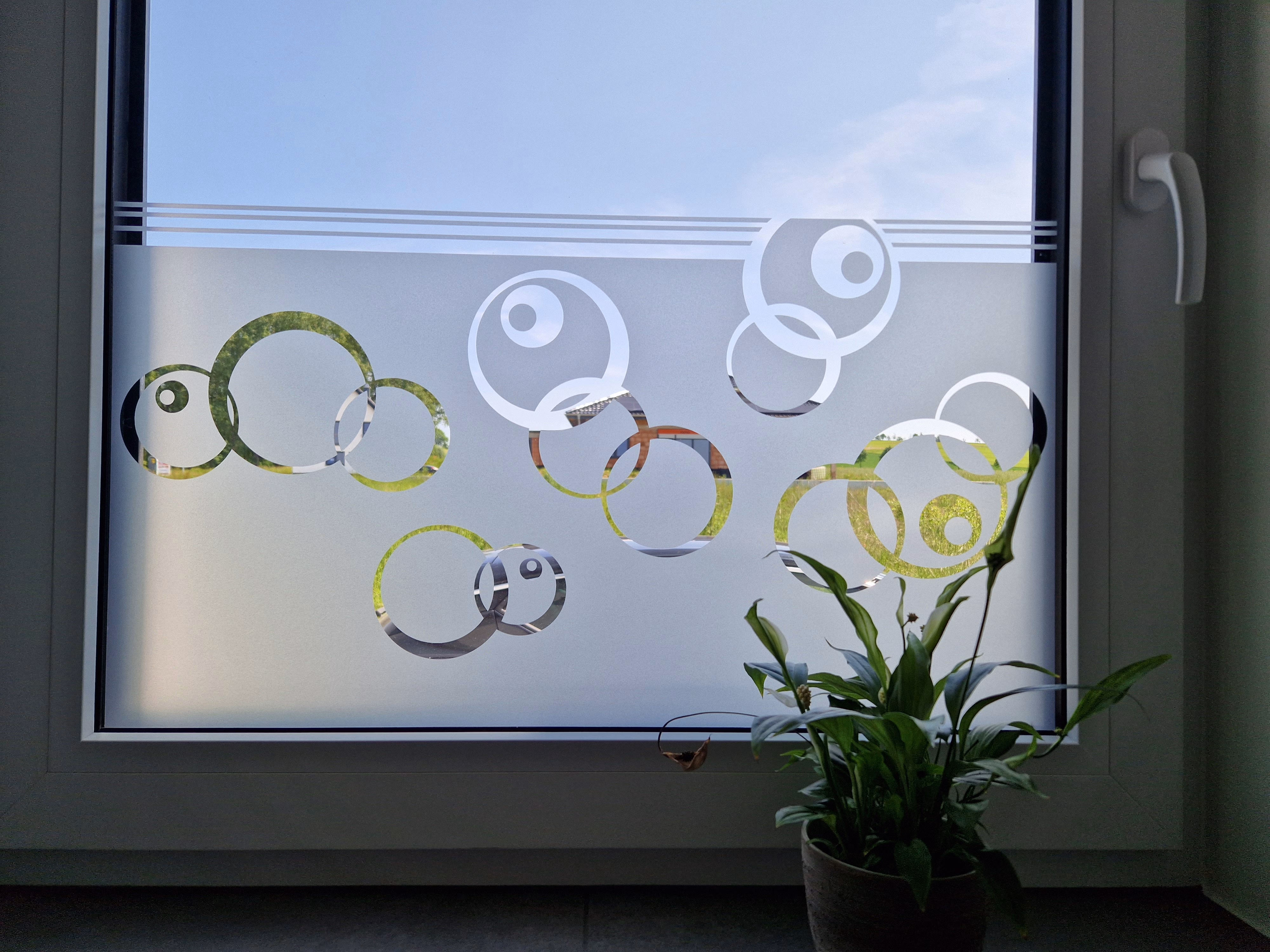 Bubbleeyes Fensterfolie