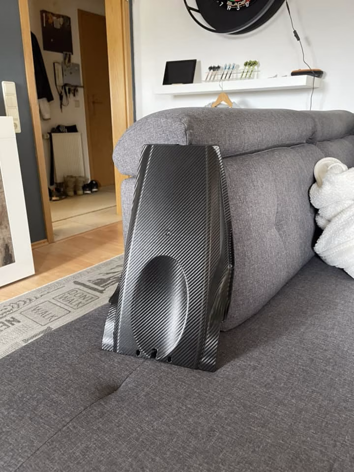 Carbonfolie, schwarz