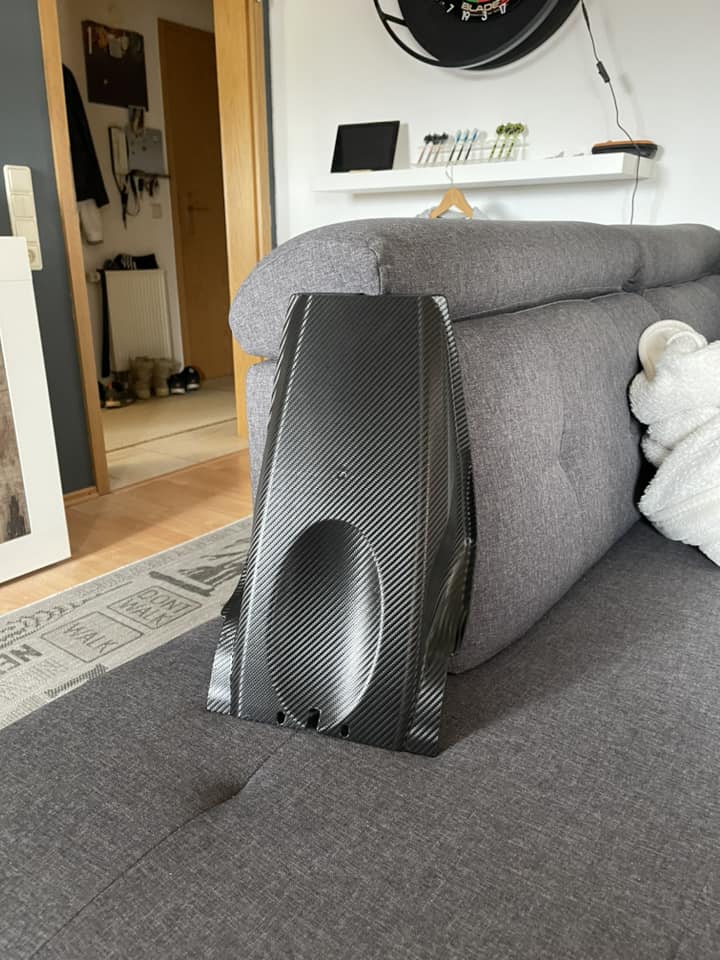 Carbonfolie, schwarz