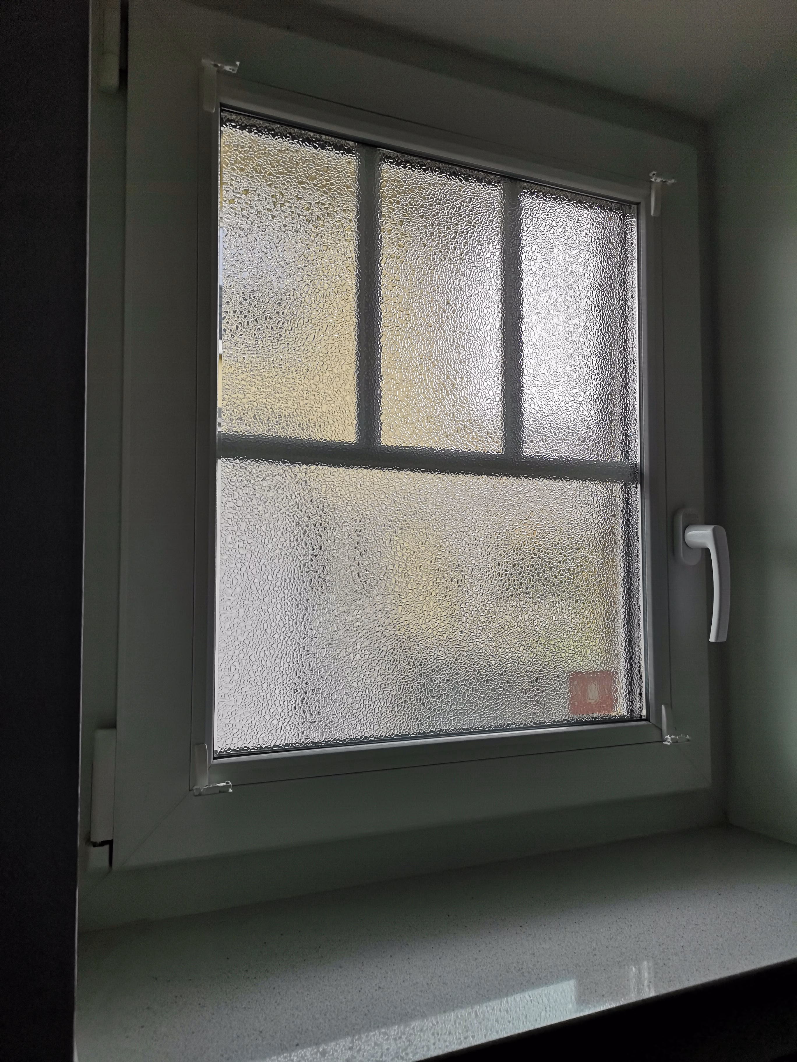 Riffelglasoptik Sichtschutzfolie