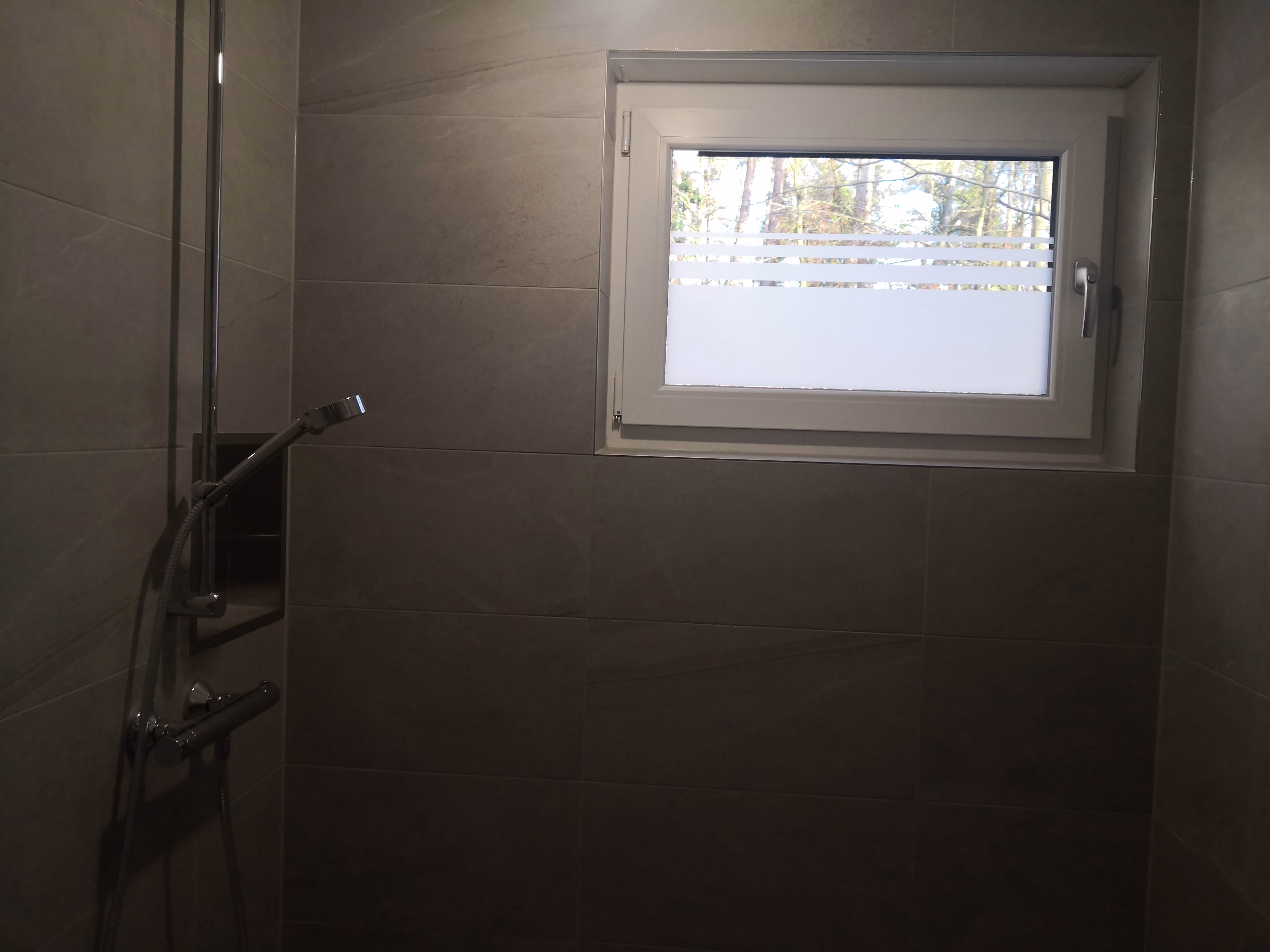 Glasdekor für Fenster, Streifen