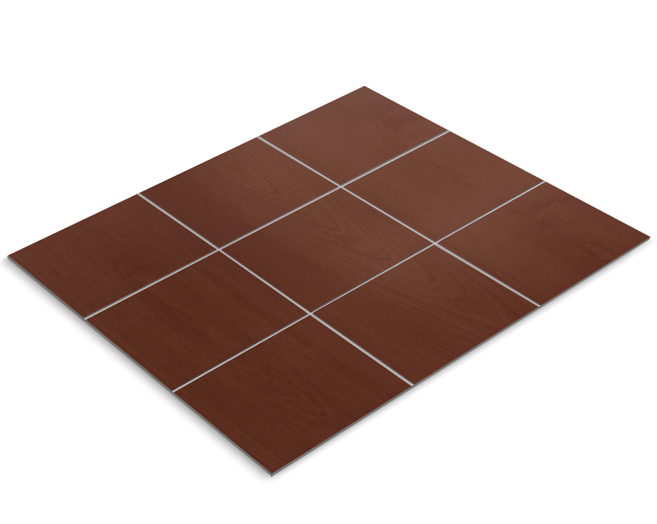Fliesenfolie, Mahagoni