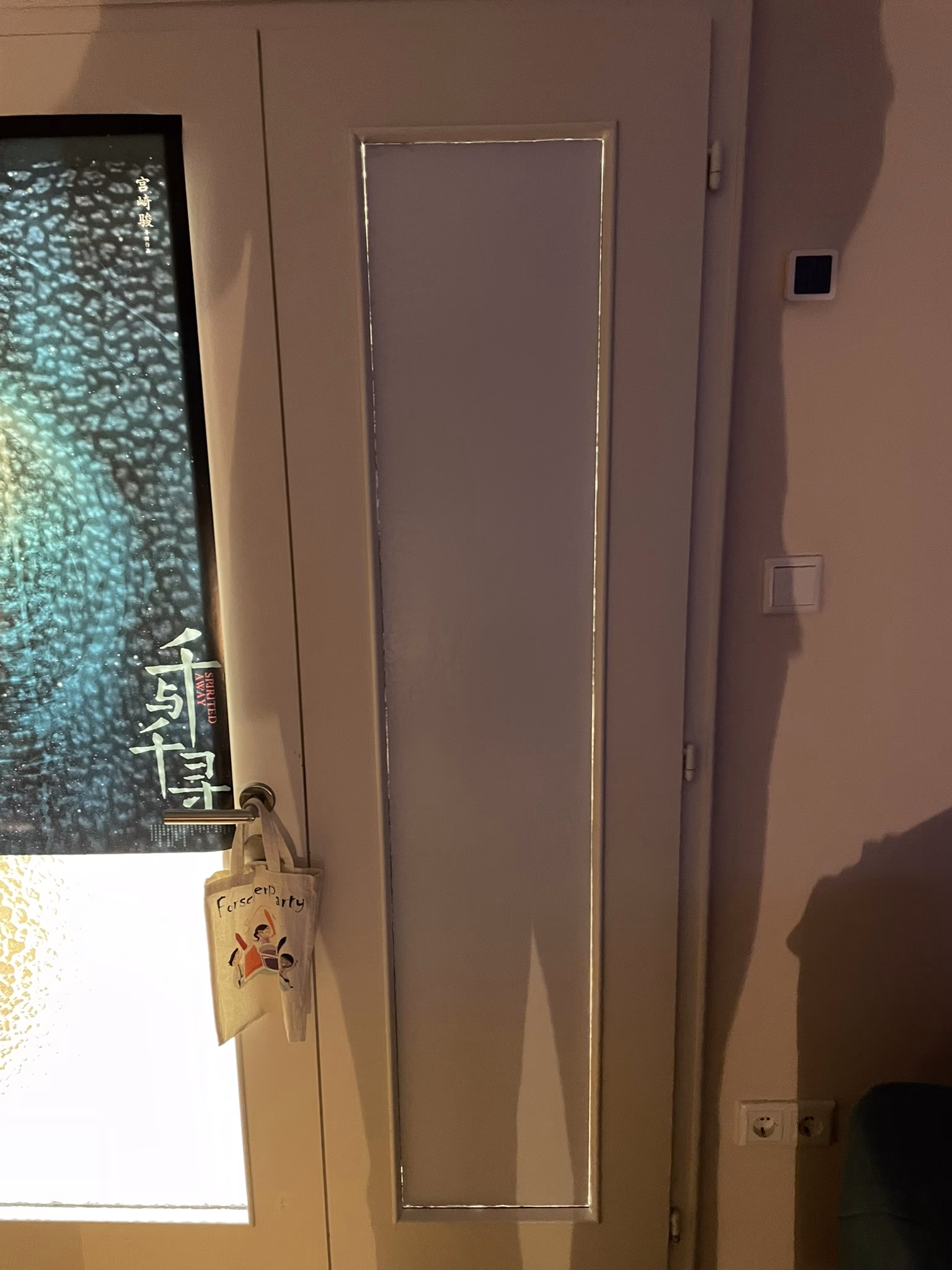 Verdunkelungsfolie, Außenmontage, weiß/schwarz