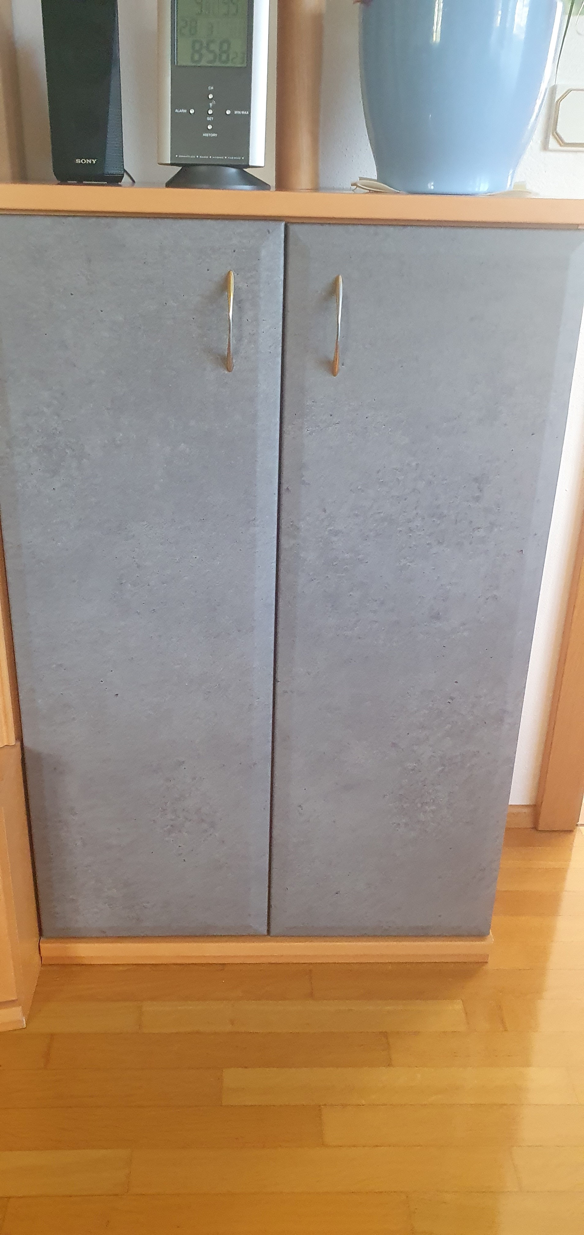 Beton, dunkelgrau, Klebefolie in Steinoptik