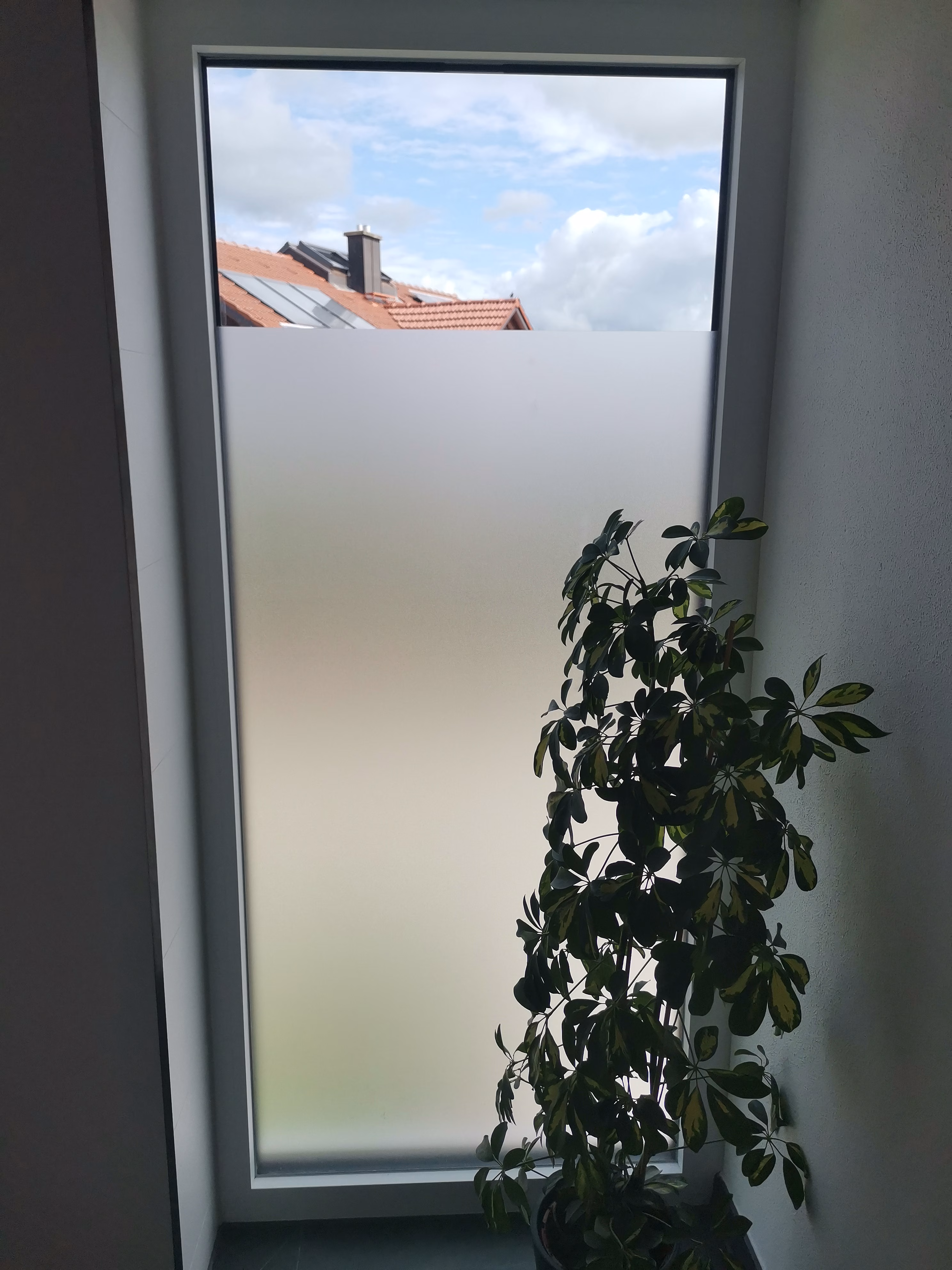 Frostglas Sichtschutz Fensterfolie