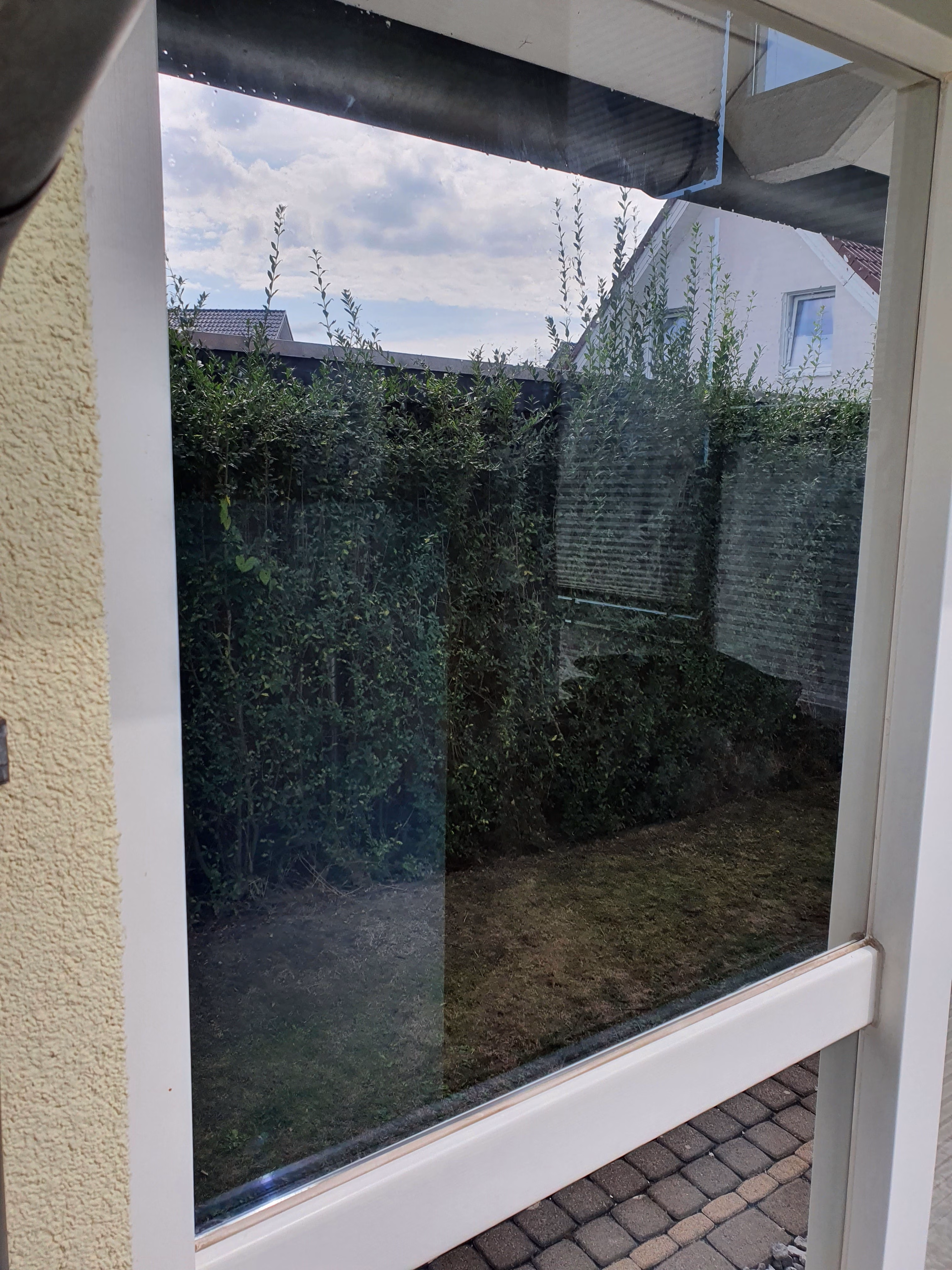 Hitzeschutz Fensterfolie silber dunkel verspiegelt