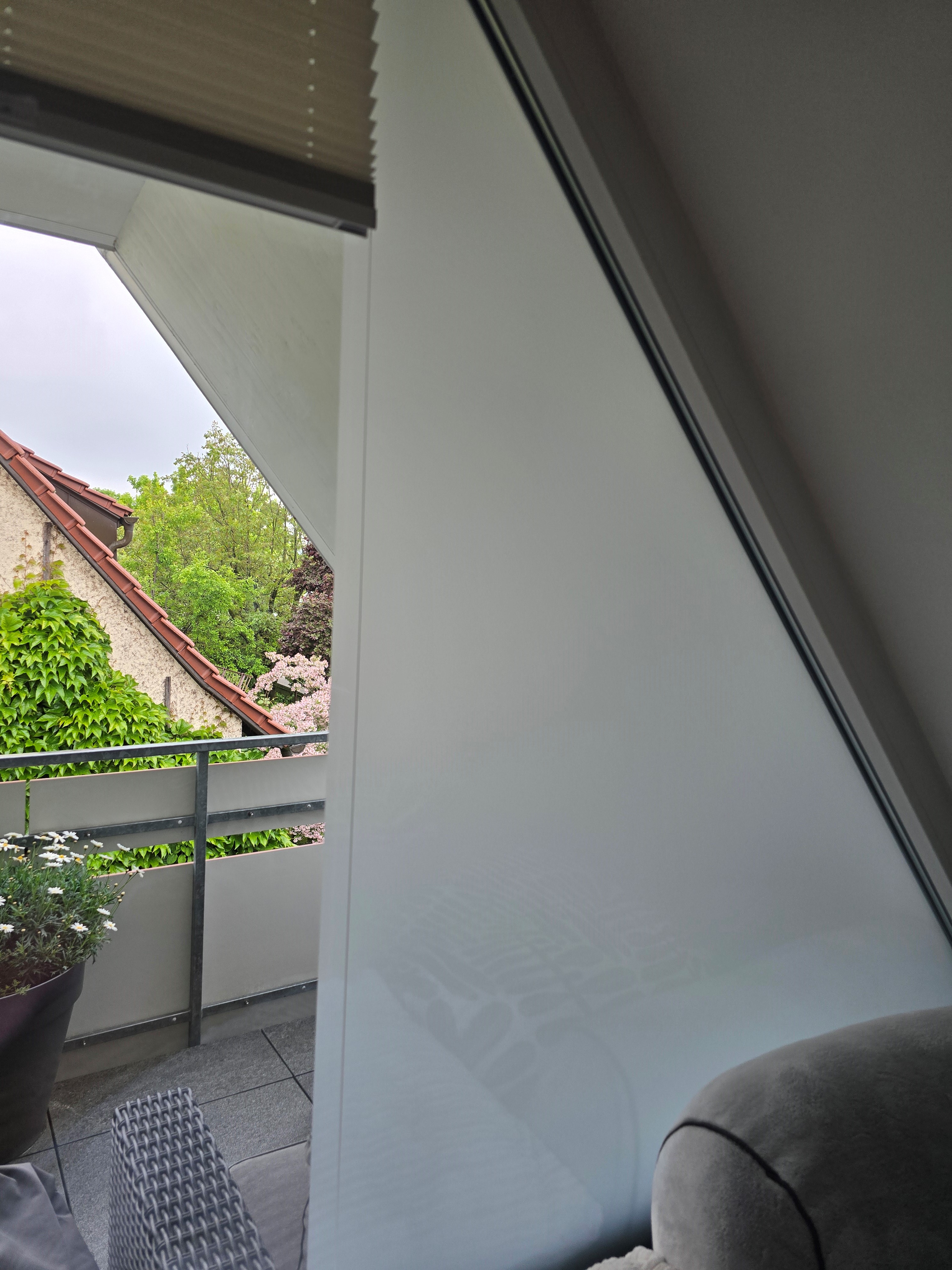 Milchglasfolie - Sichtschutzfolie, weiß matt