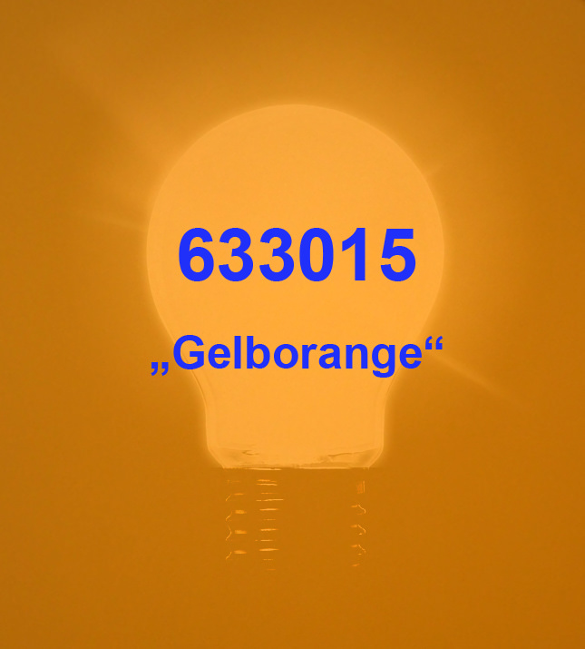 Lichtdurchlässige Farbfolie selbstklebend Gelborange