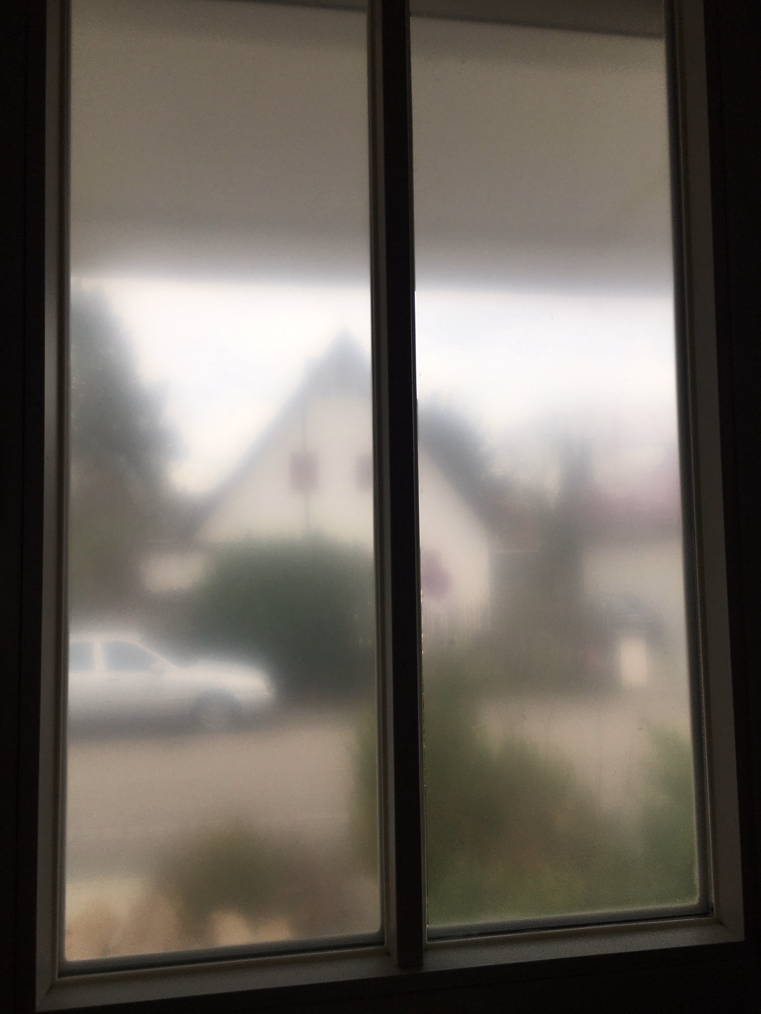 Sichtschutzfolie, leicht transparent matt