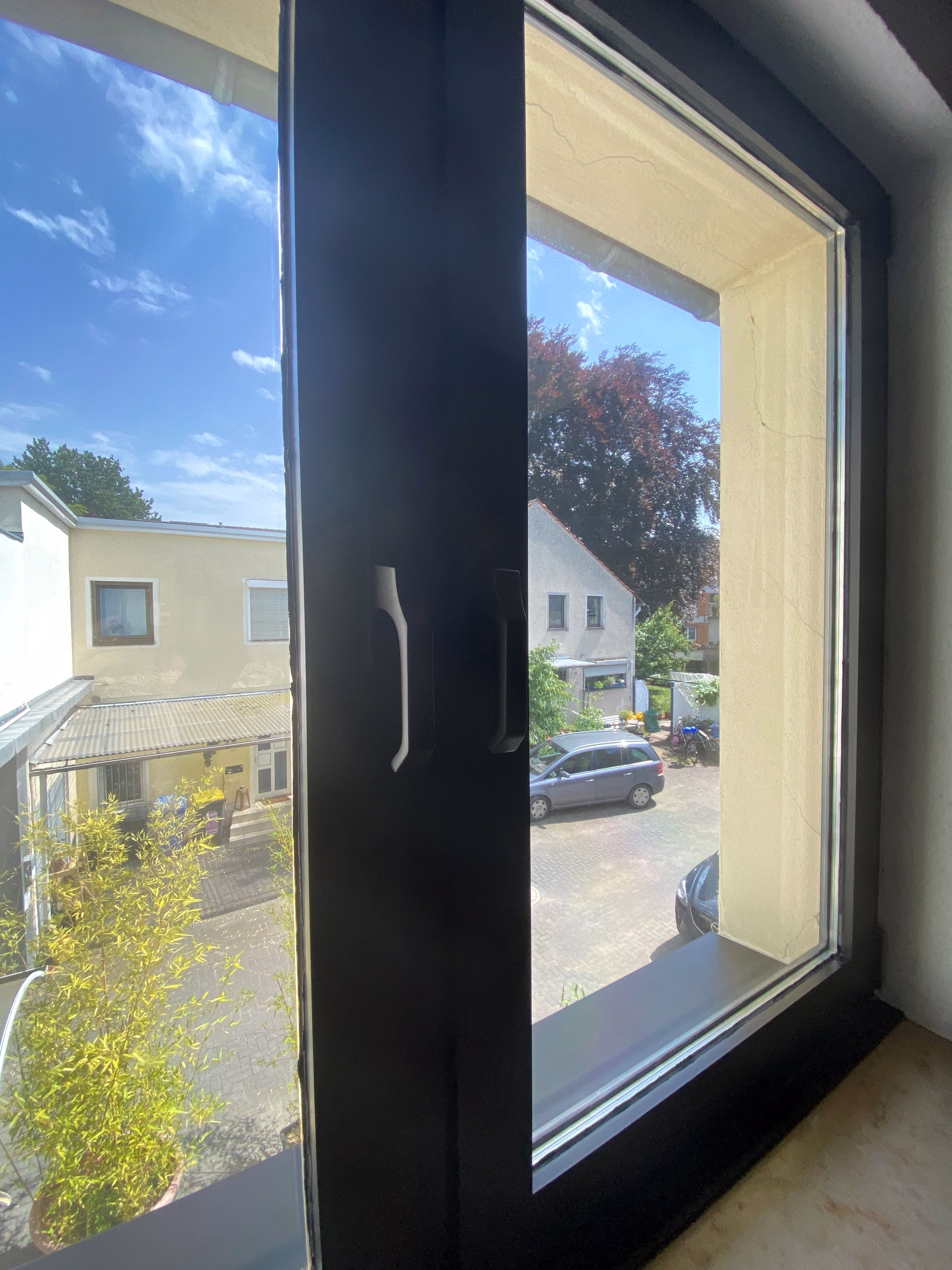 Schlafzimmer mit Hitzeschutzfolie