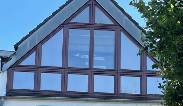 Wärmeschutzfolie bronze verspiegelt