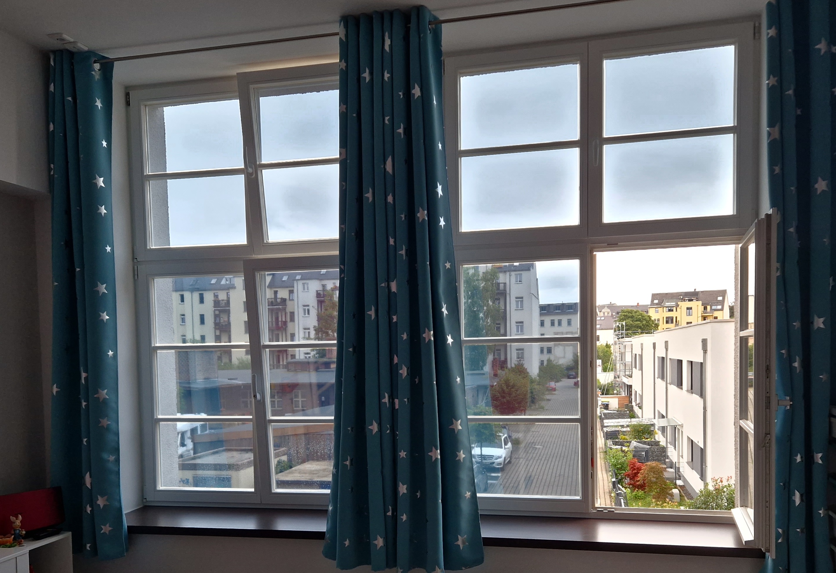 Wärmeschutzfolie, kleberlos, silber mittel verspiegelt