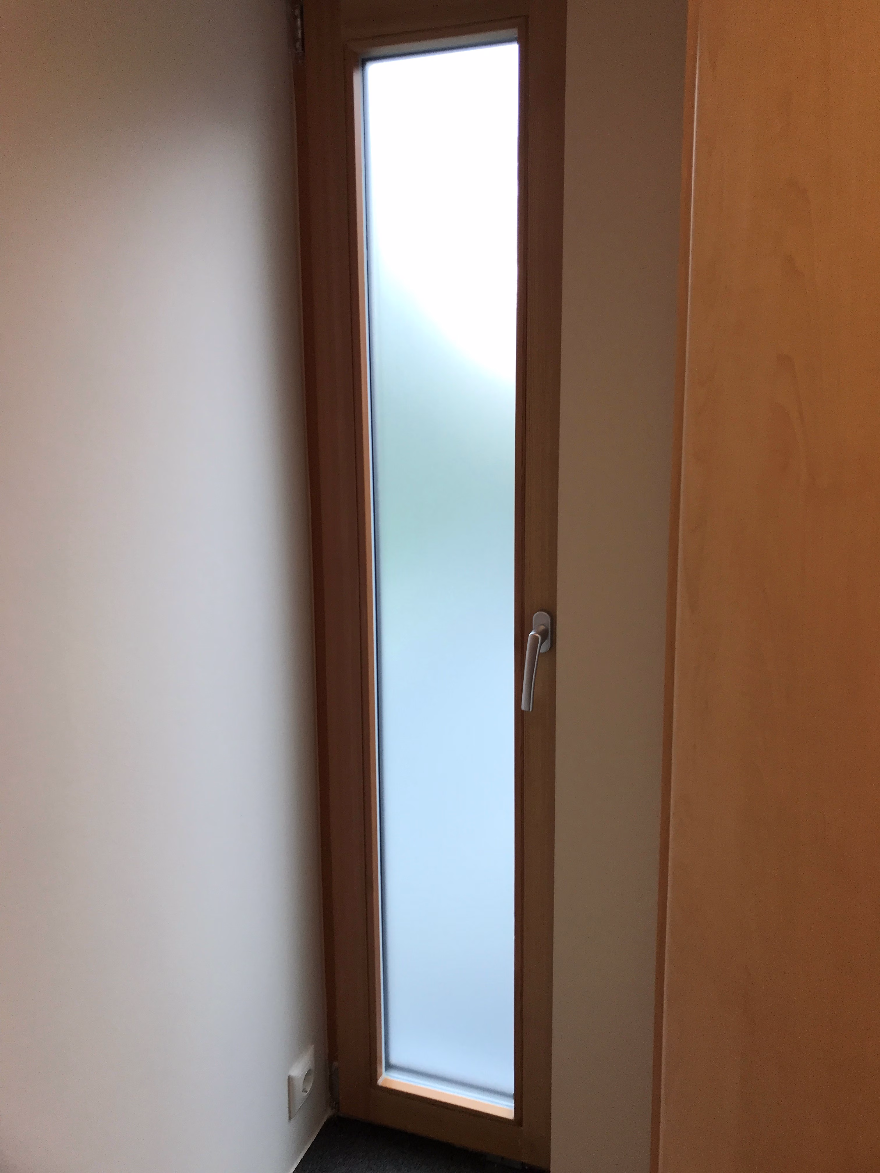 Fensterfolie Ätzglasdesign mit hohen Sichtschutz