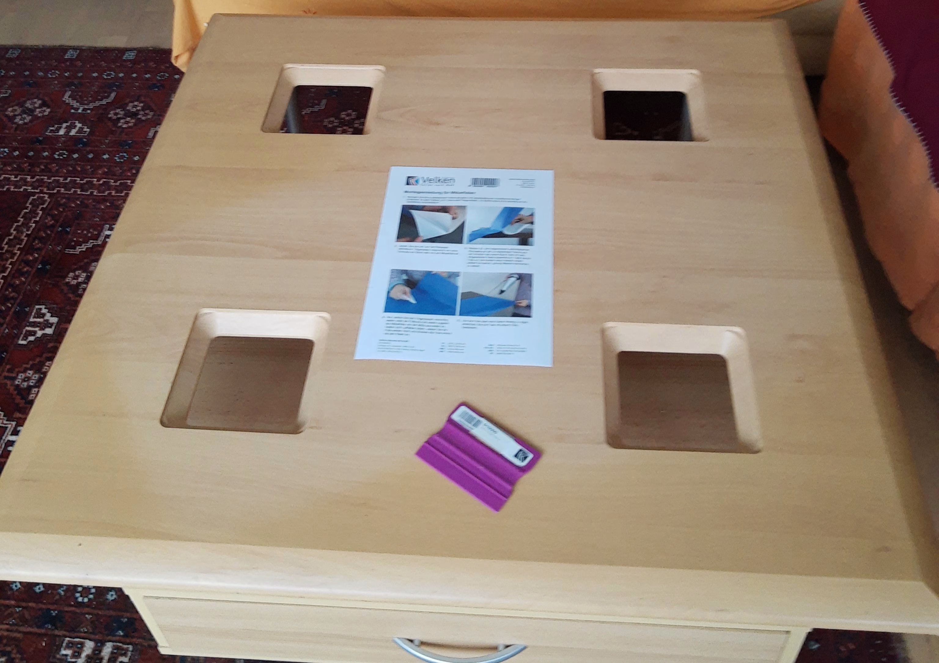 Buche hell, Klebefolie in Holzoptik