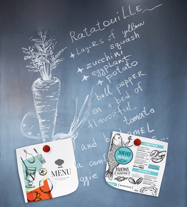 magnethaftende Tafelfolie, schwarz