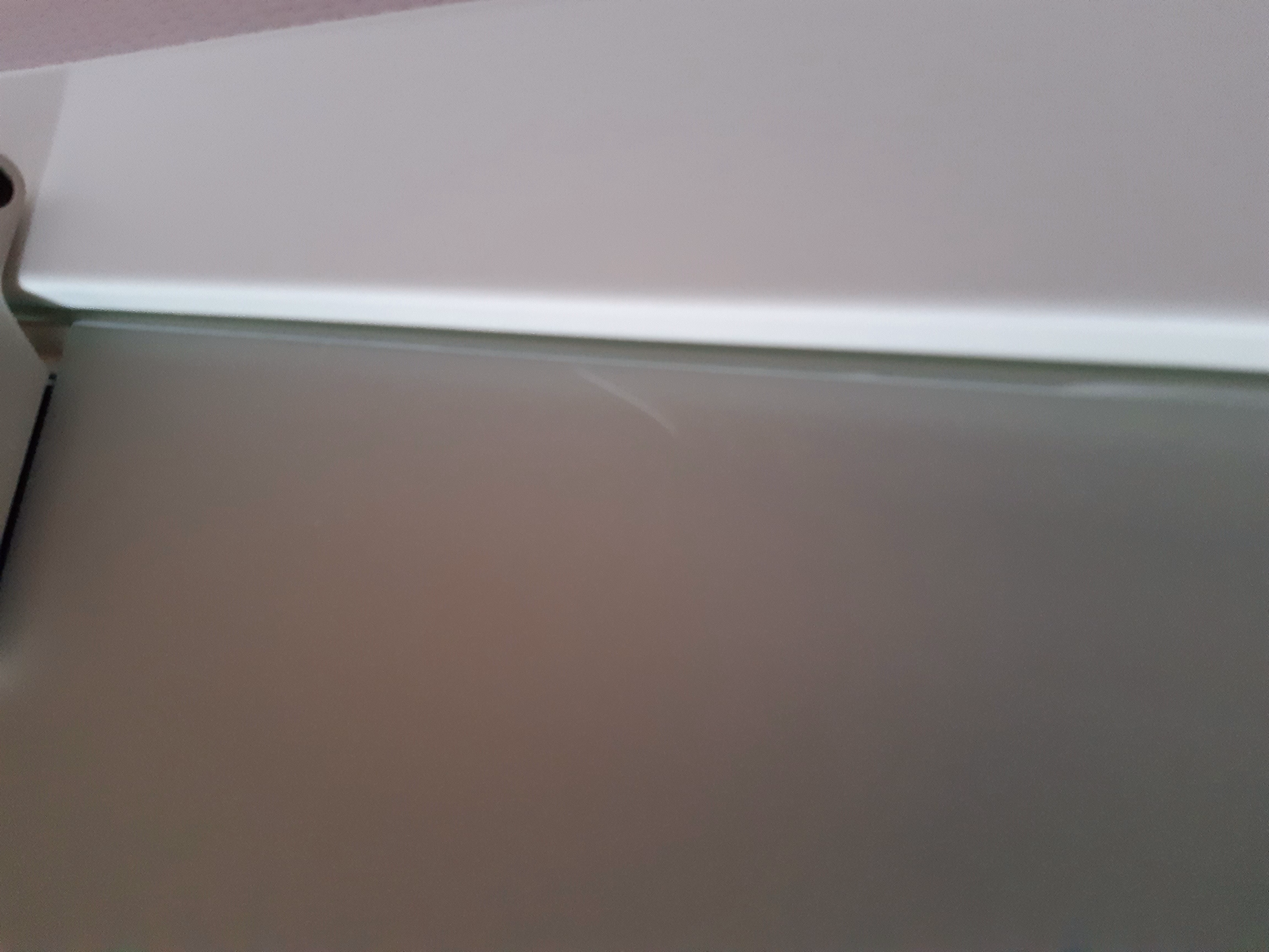 Knick später auf der Scheibe sichtbar