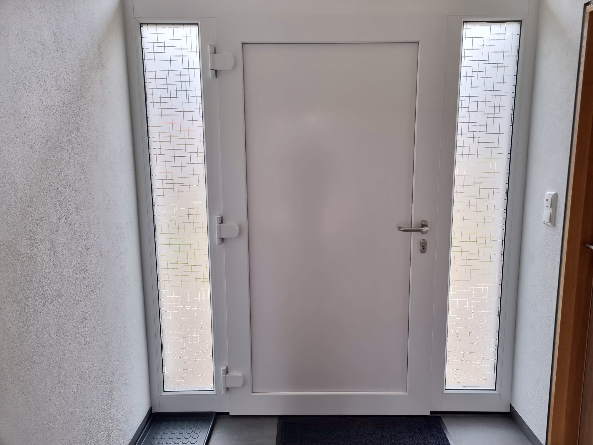 Klebefolie in Kreuzoptik