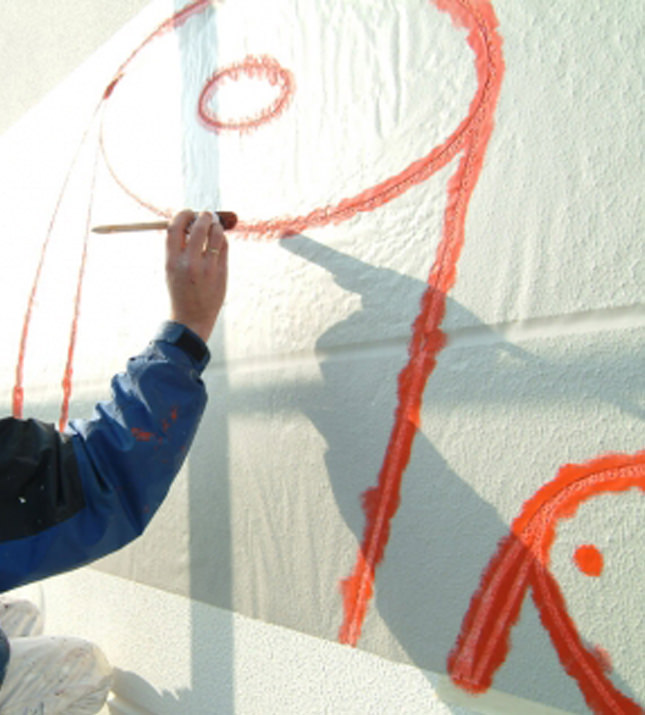 714010-1 Schablonenfolie für raue Untergründe