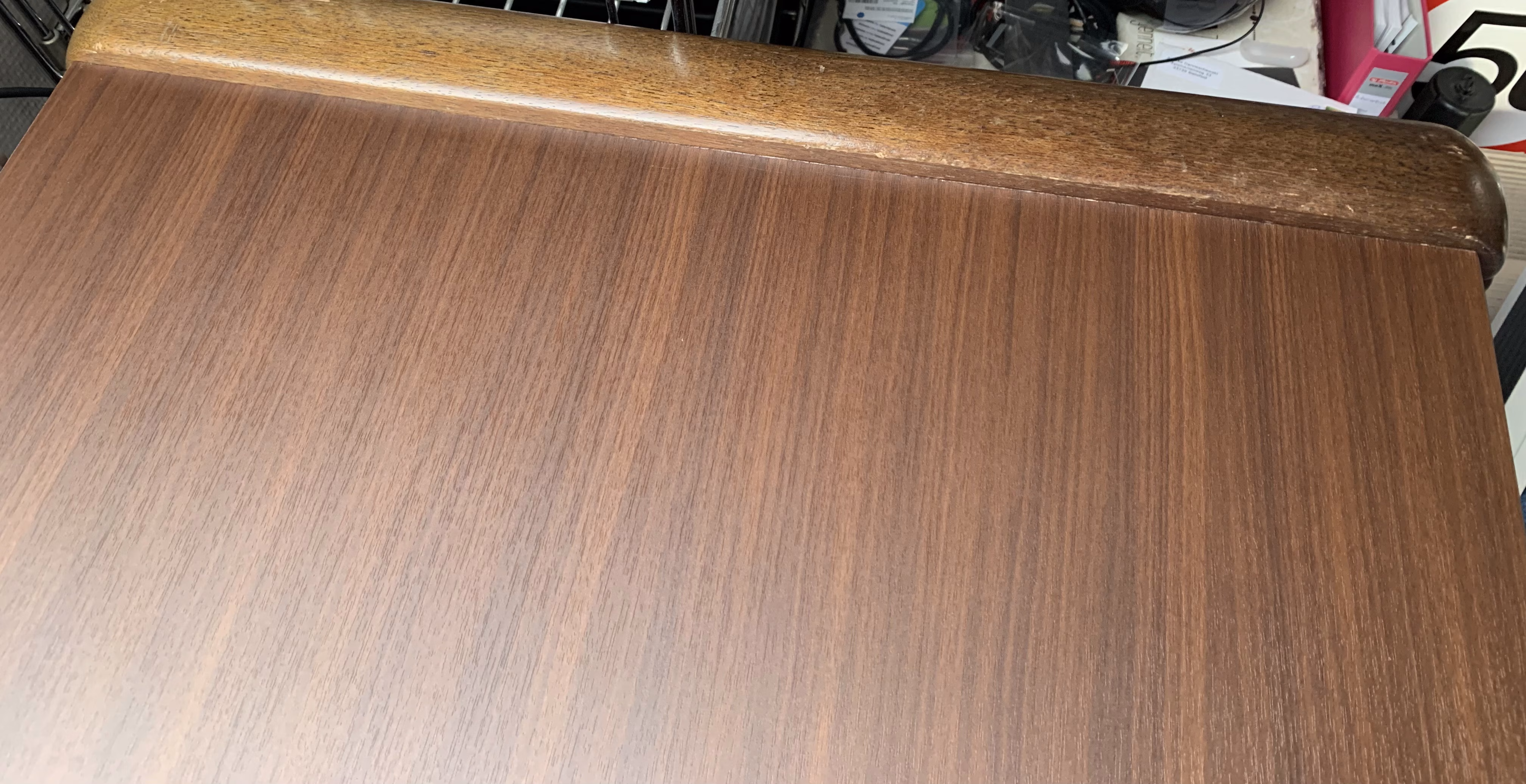Detailansicht dunkle Wenge