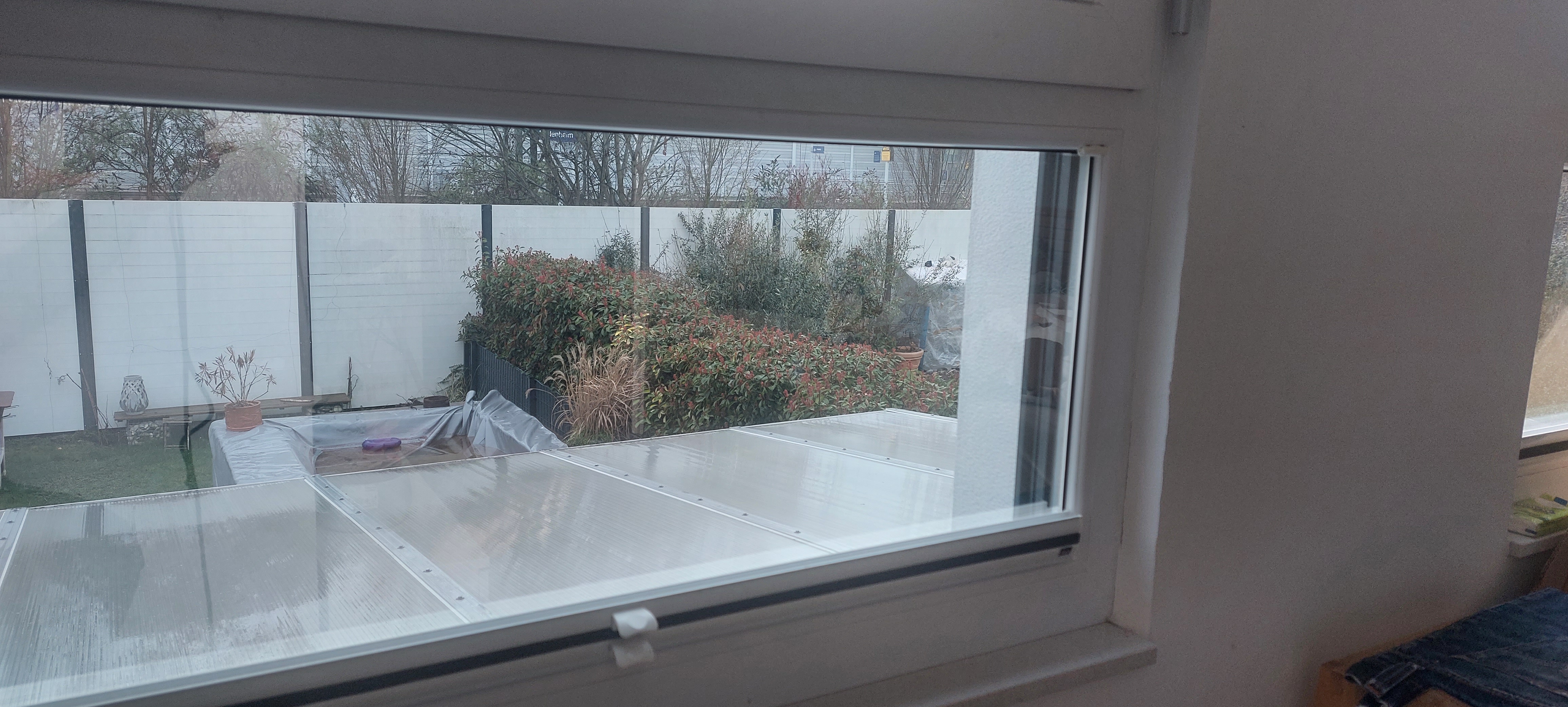 Sonnenschutzfolie, silber mittel verspiegelt