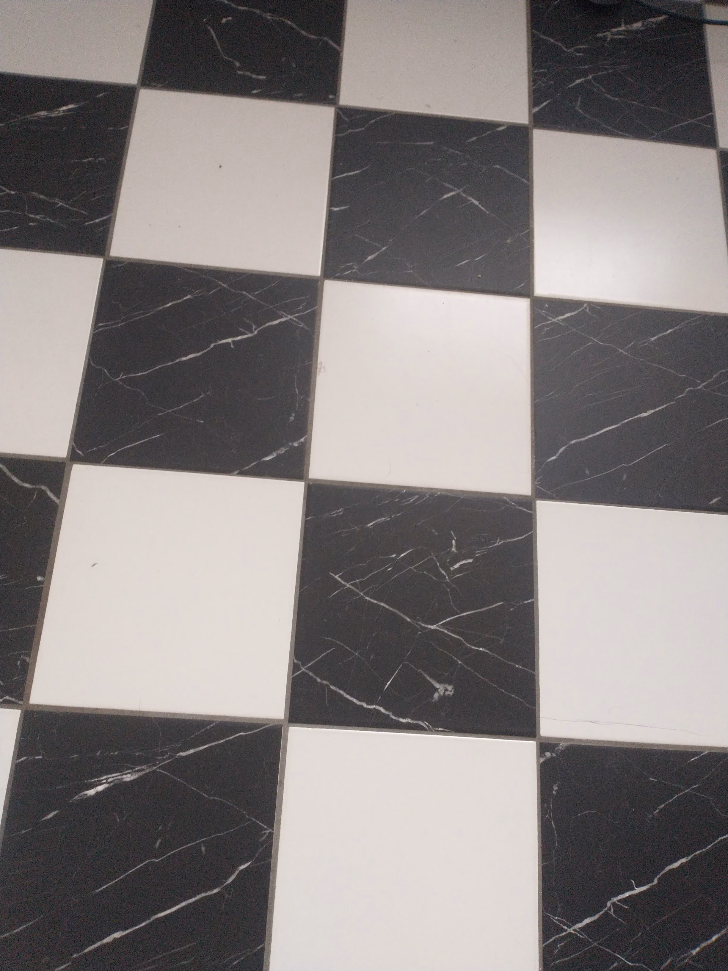 Fliesenfolie, schwarzer Marmor, Nero Marquina