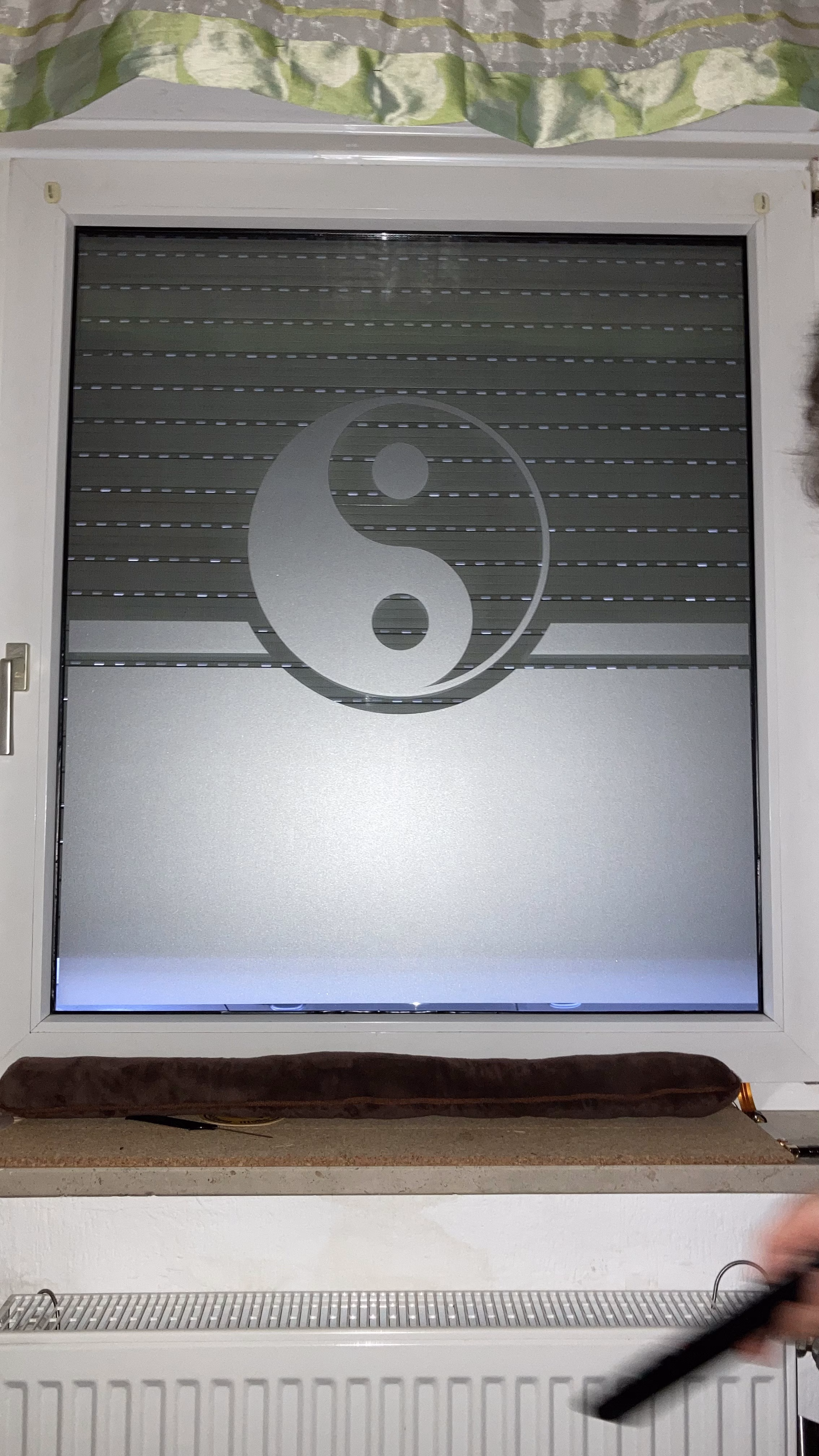 YinYang Glasdekor für Fenster