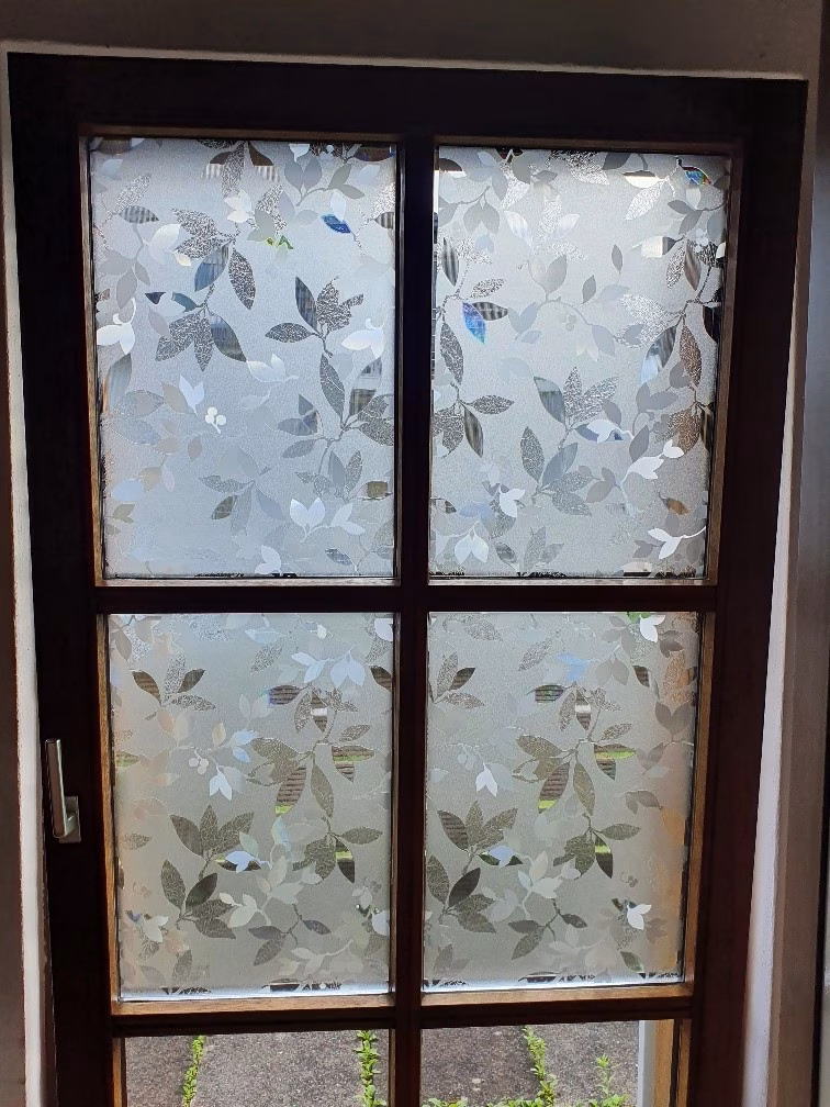 Sichtschutzfolie transparente Blätter