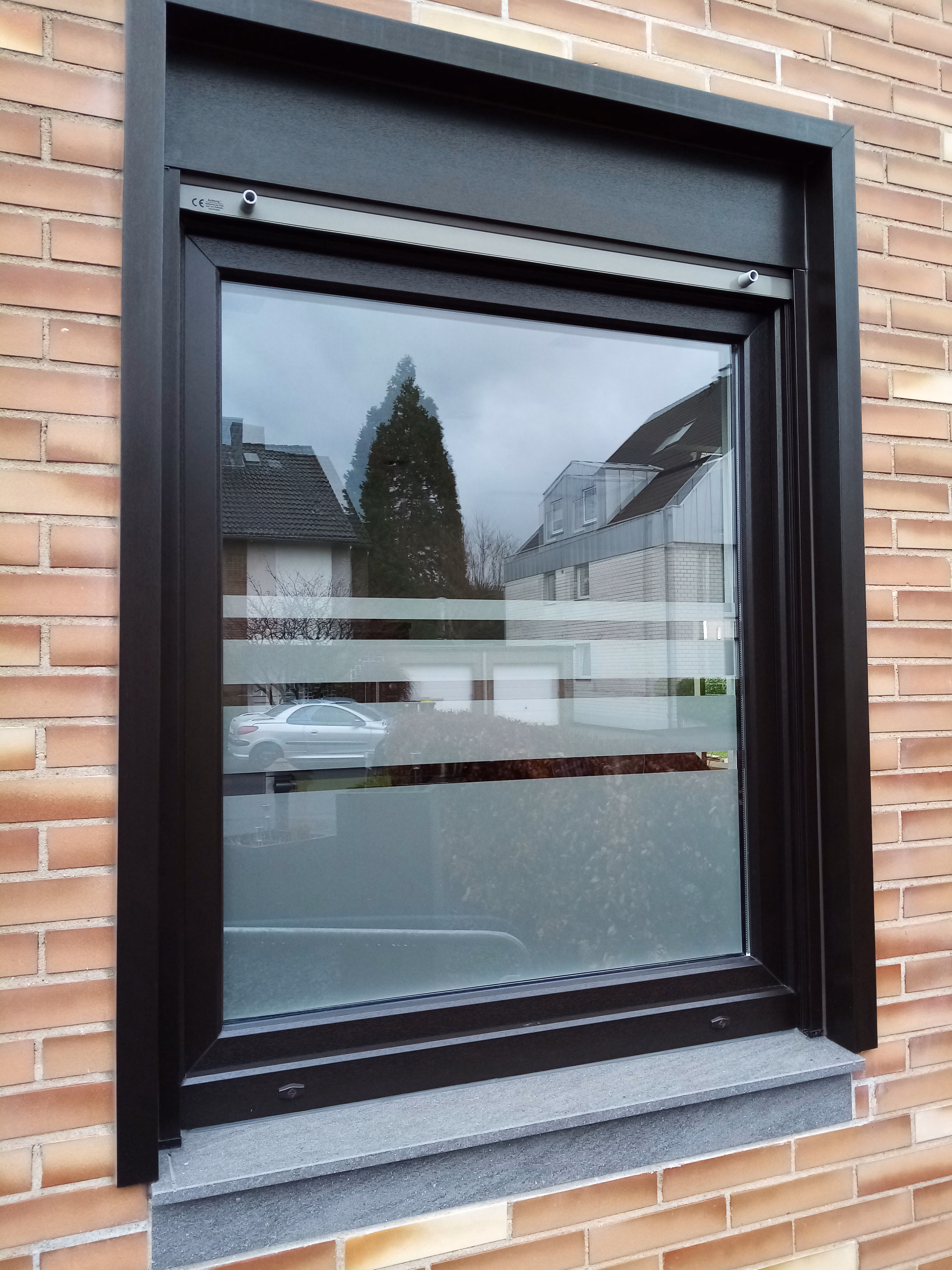 Glasdekor Fensterfolie Streifen