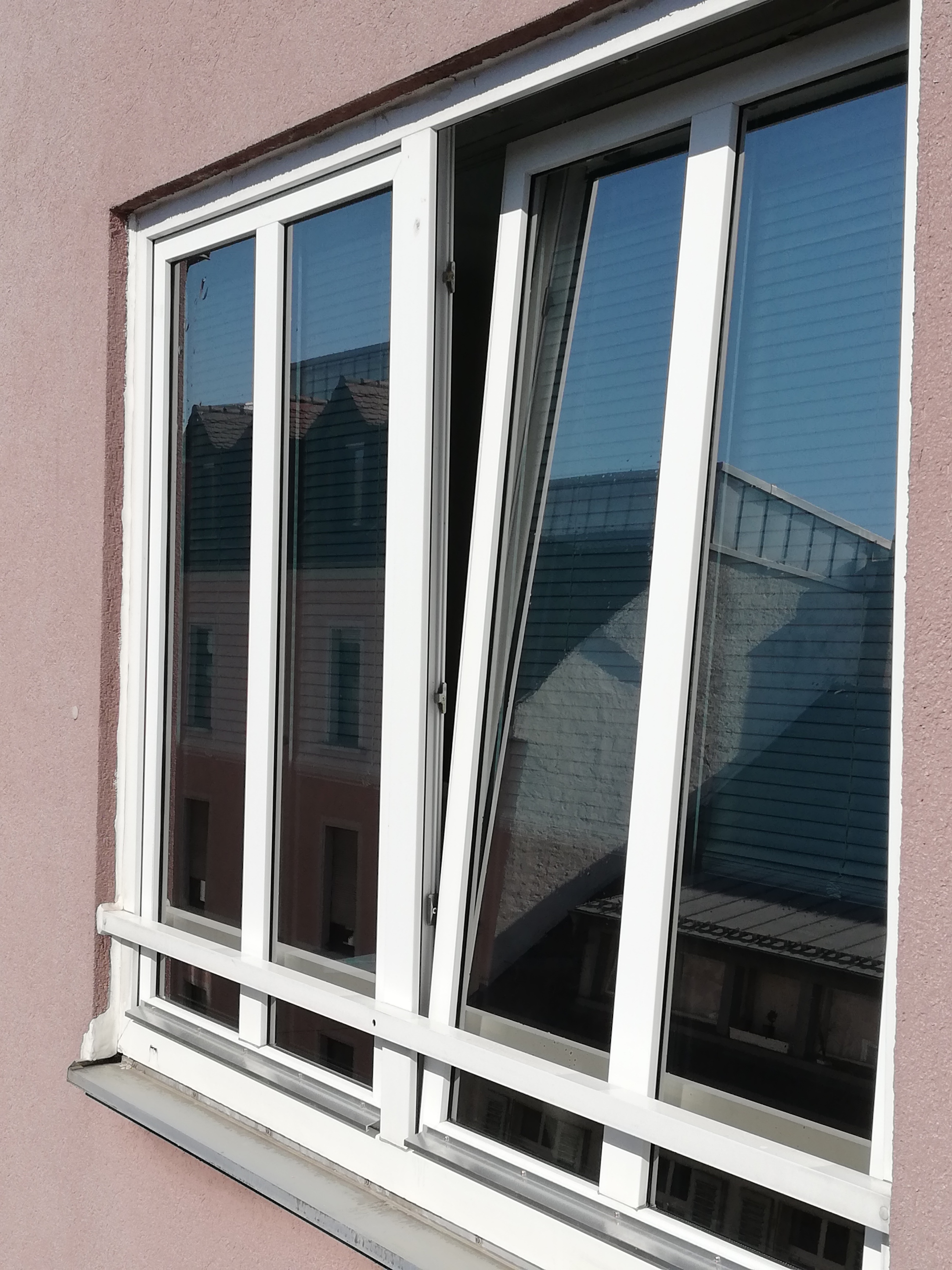 mittel verspiegelte Hitzeschutzfolie für Fenster