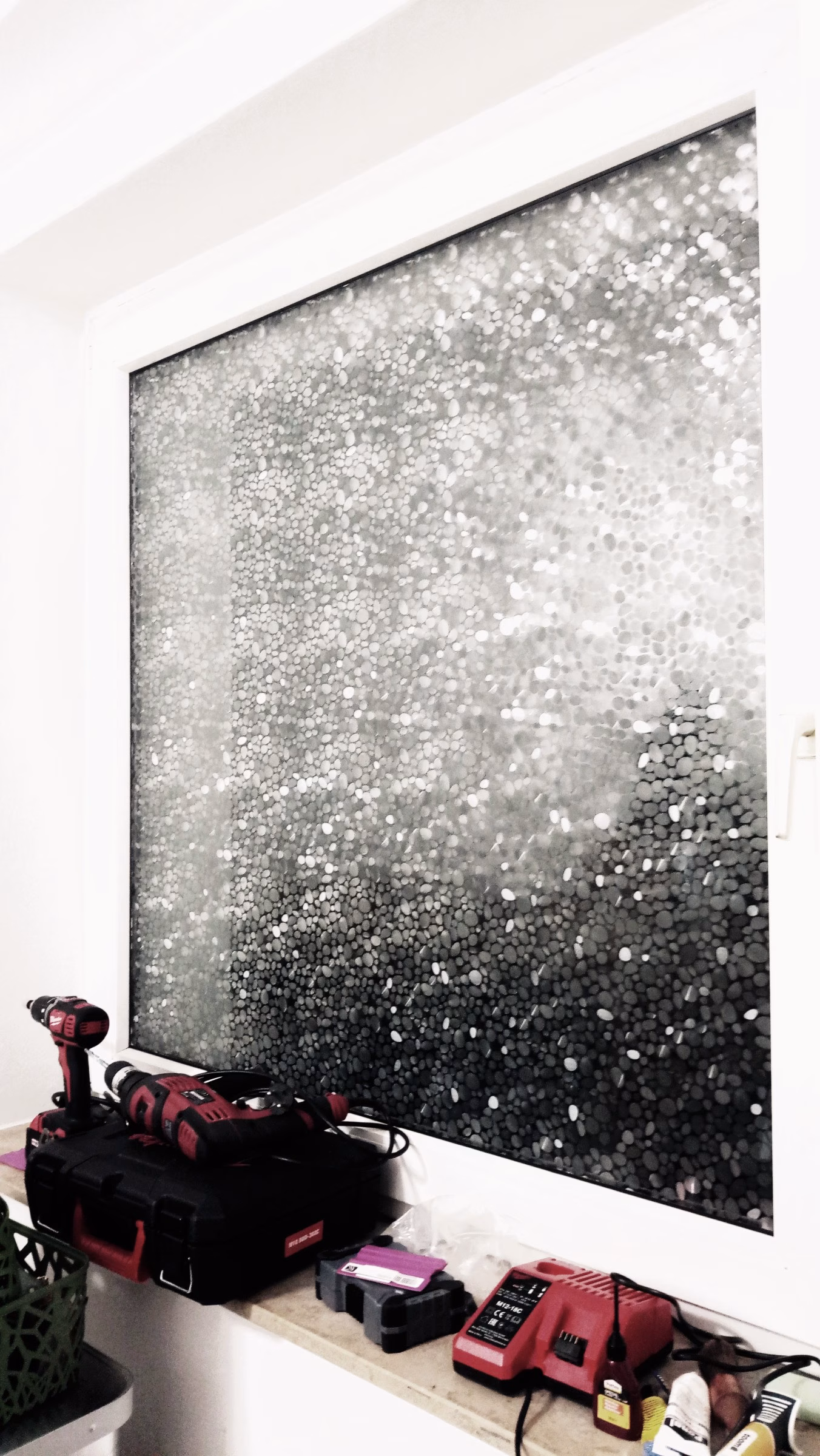 Innenmontage selbstklebende Dekorfolie