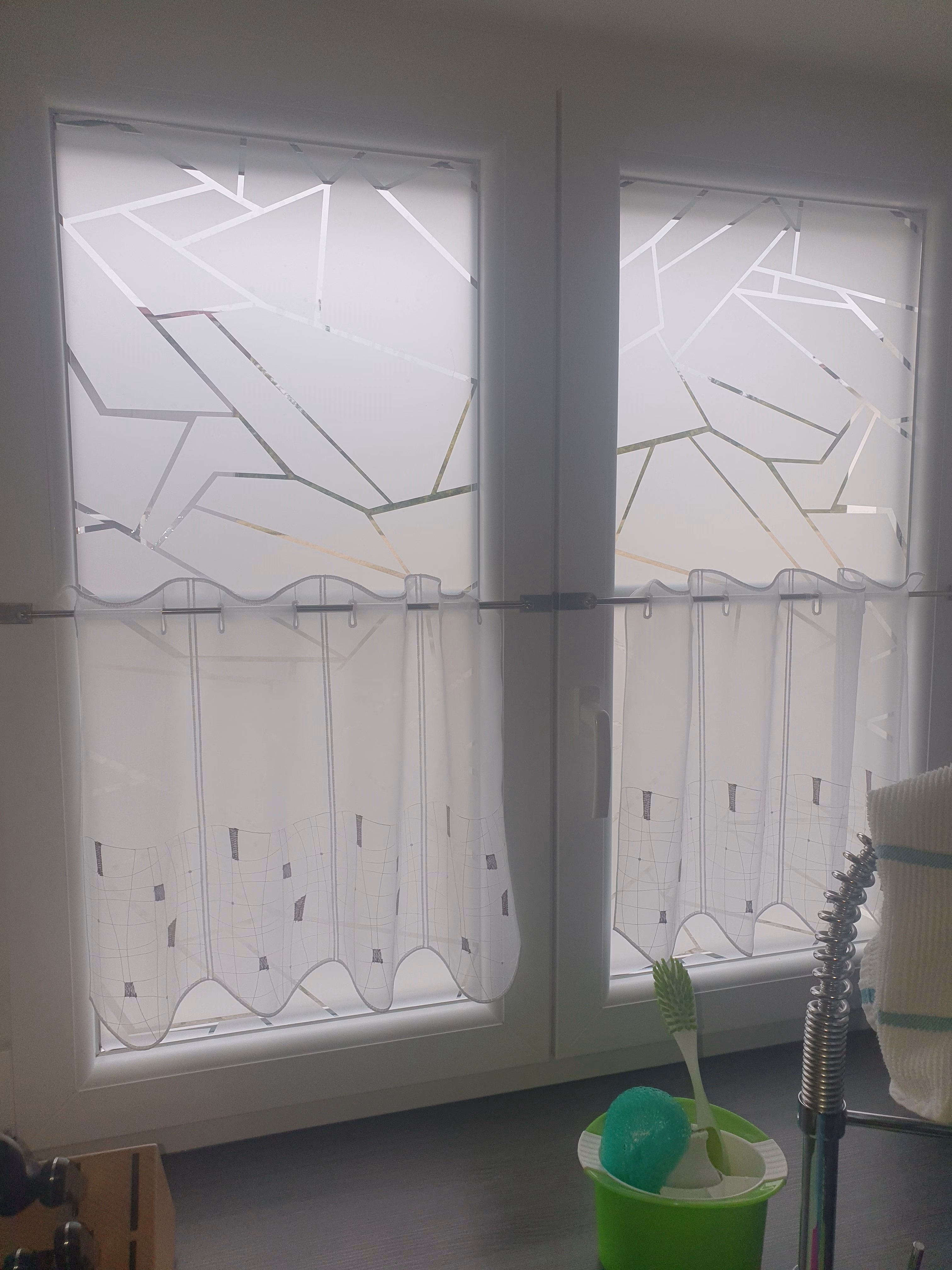 Dekorfolie, Bruchglasoptik