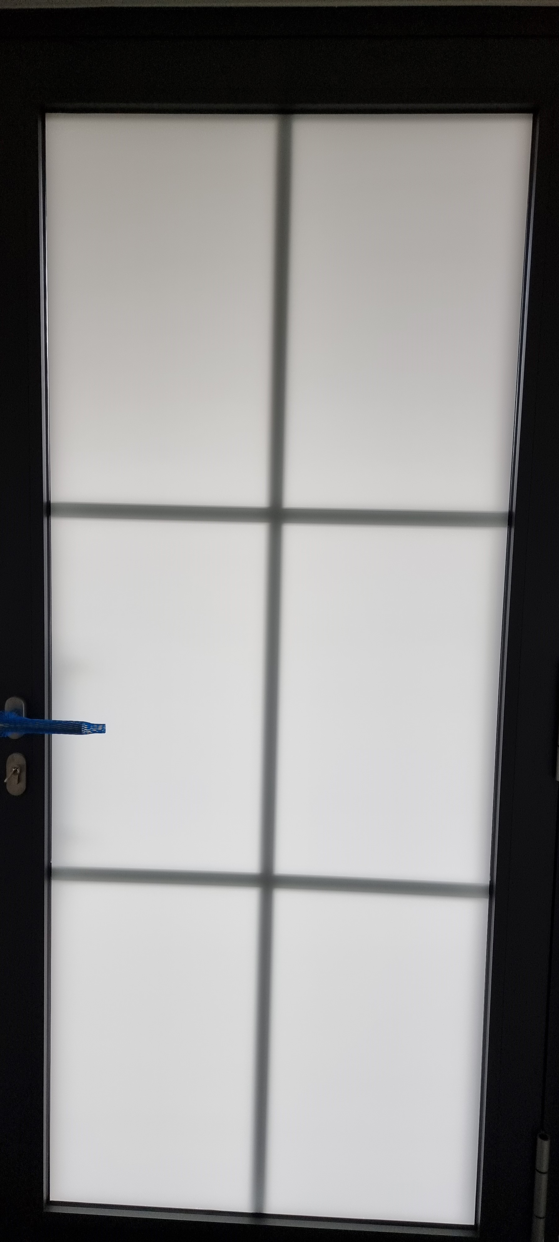 blickdichte Fensterfolie weiß matt