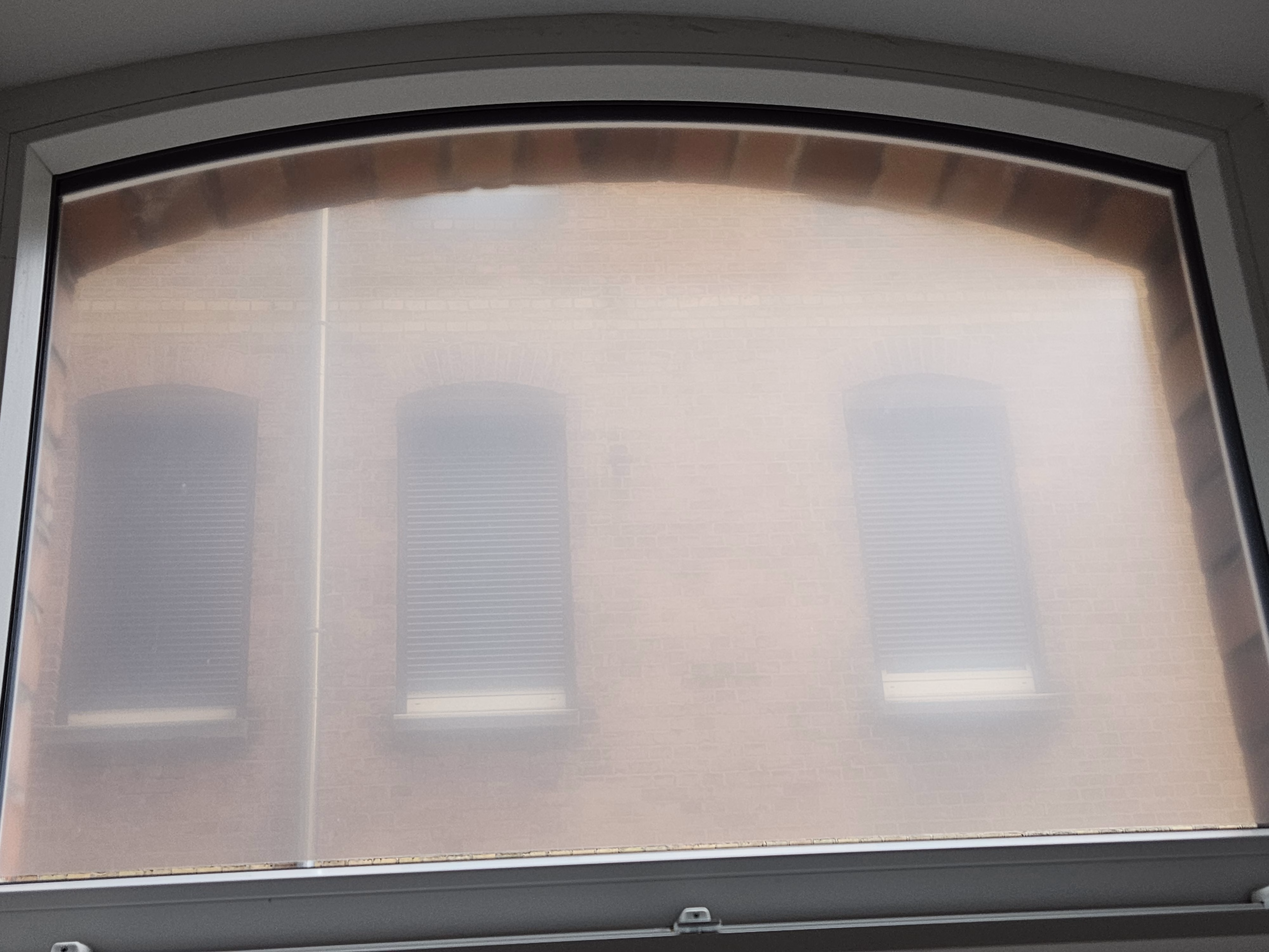 matte transparente Sichtschutzfolie