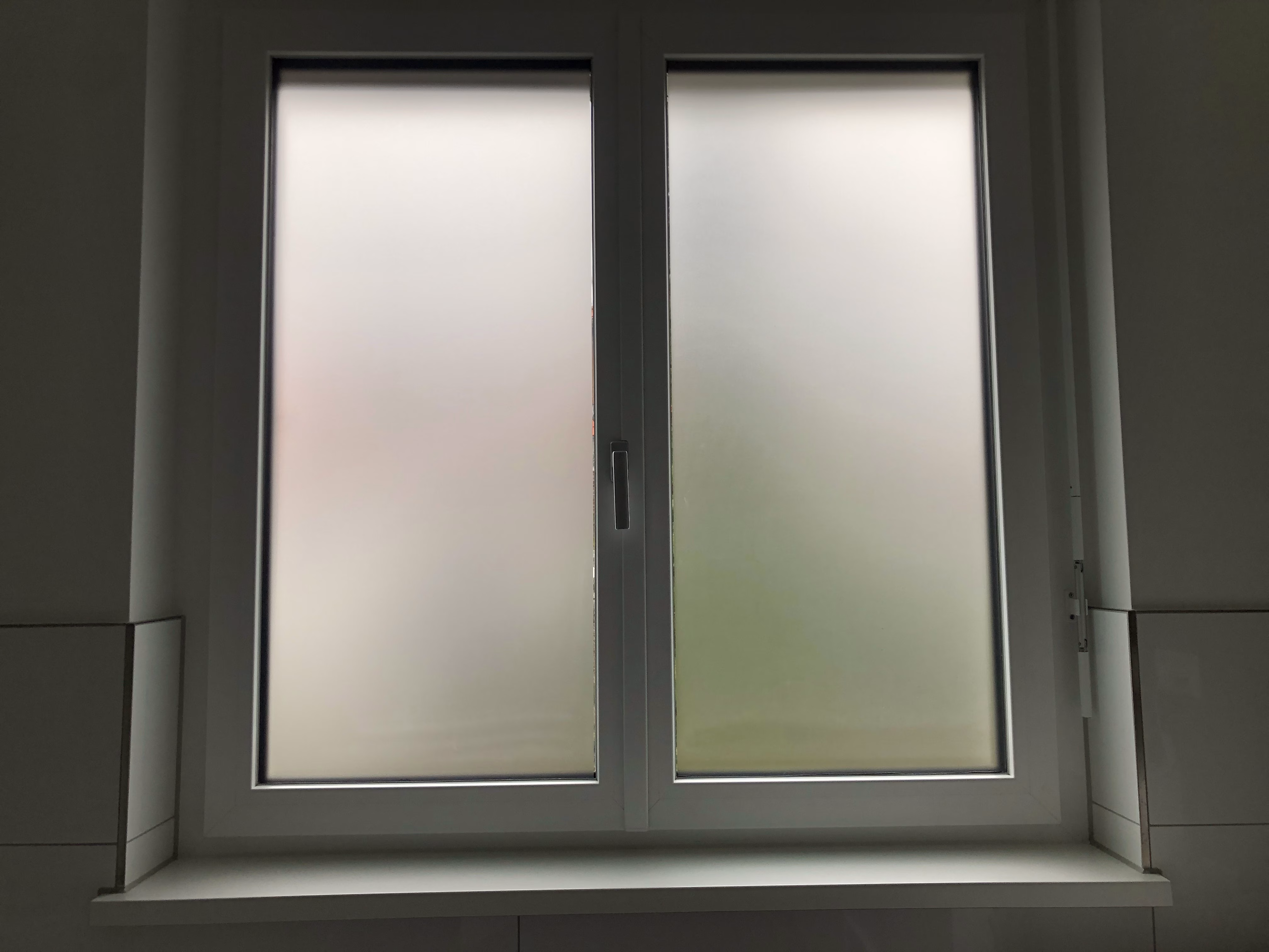 Sichtschutzfolie, Frostglasdesign transparent matt