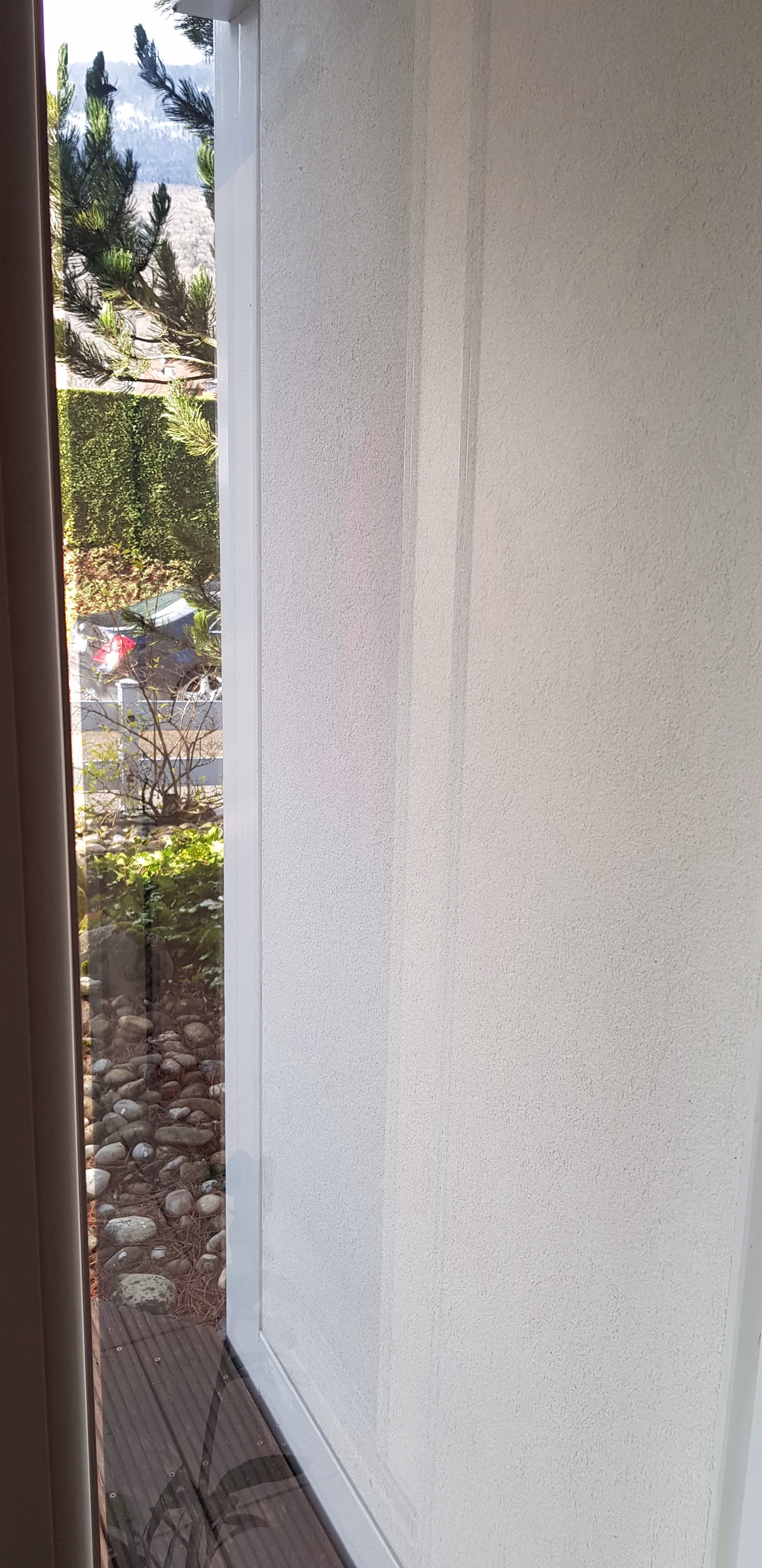 Spiegelfolie in silber verspiegelt Innenansicht