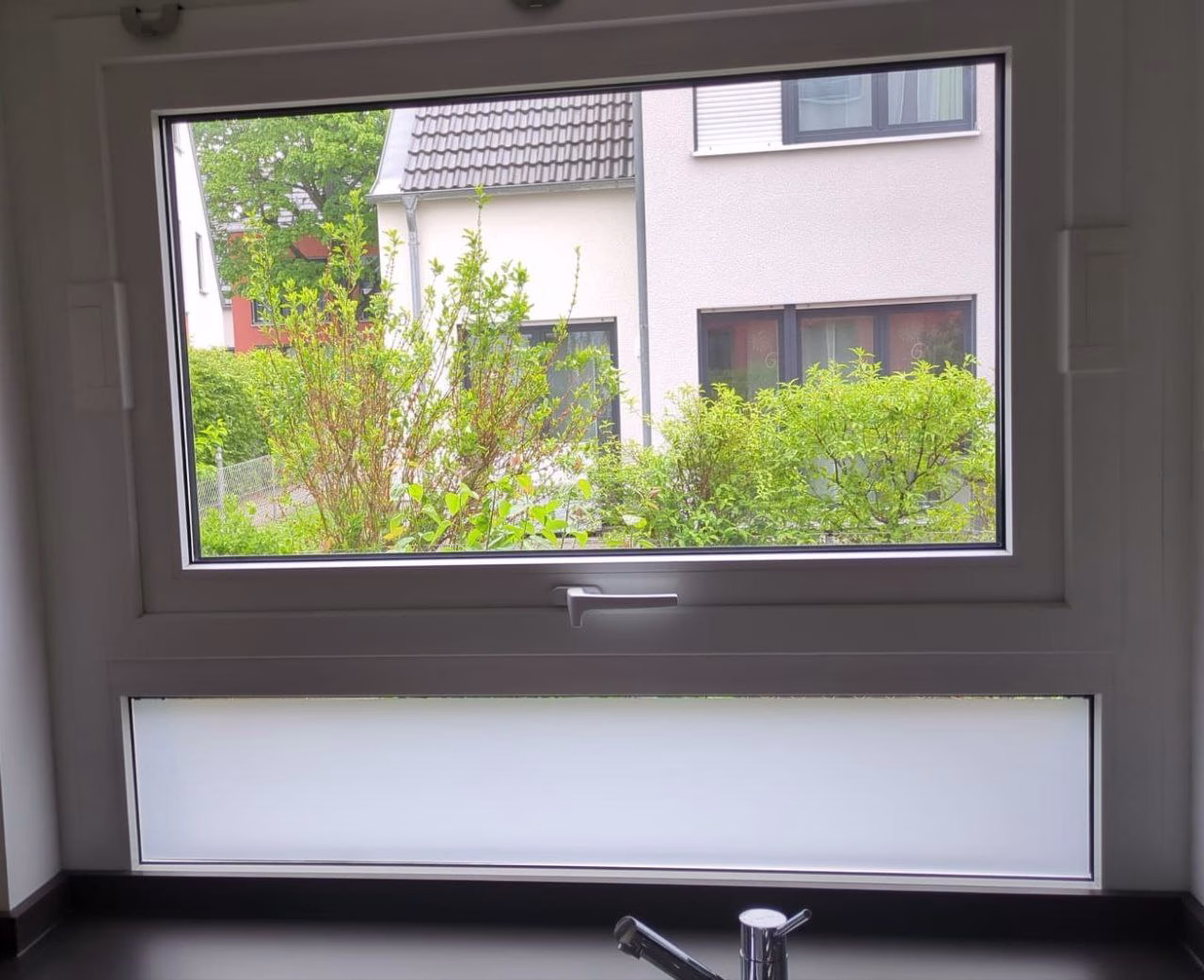 Milchglasfolie - Sichtschutzfolie, weiß matt