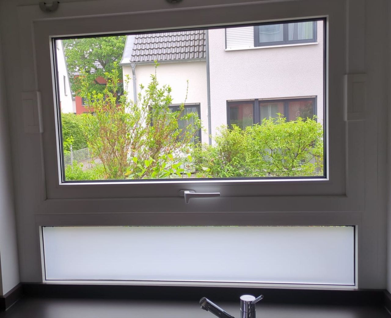 Milchglasfolie - Sichtschutzfolie, weiß matt