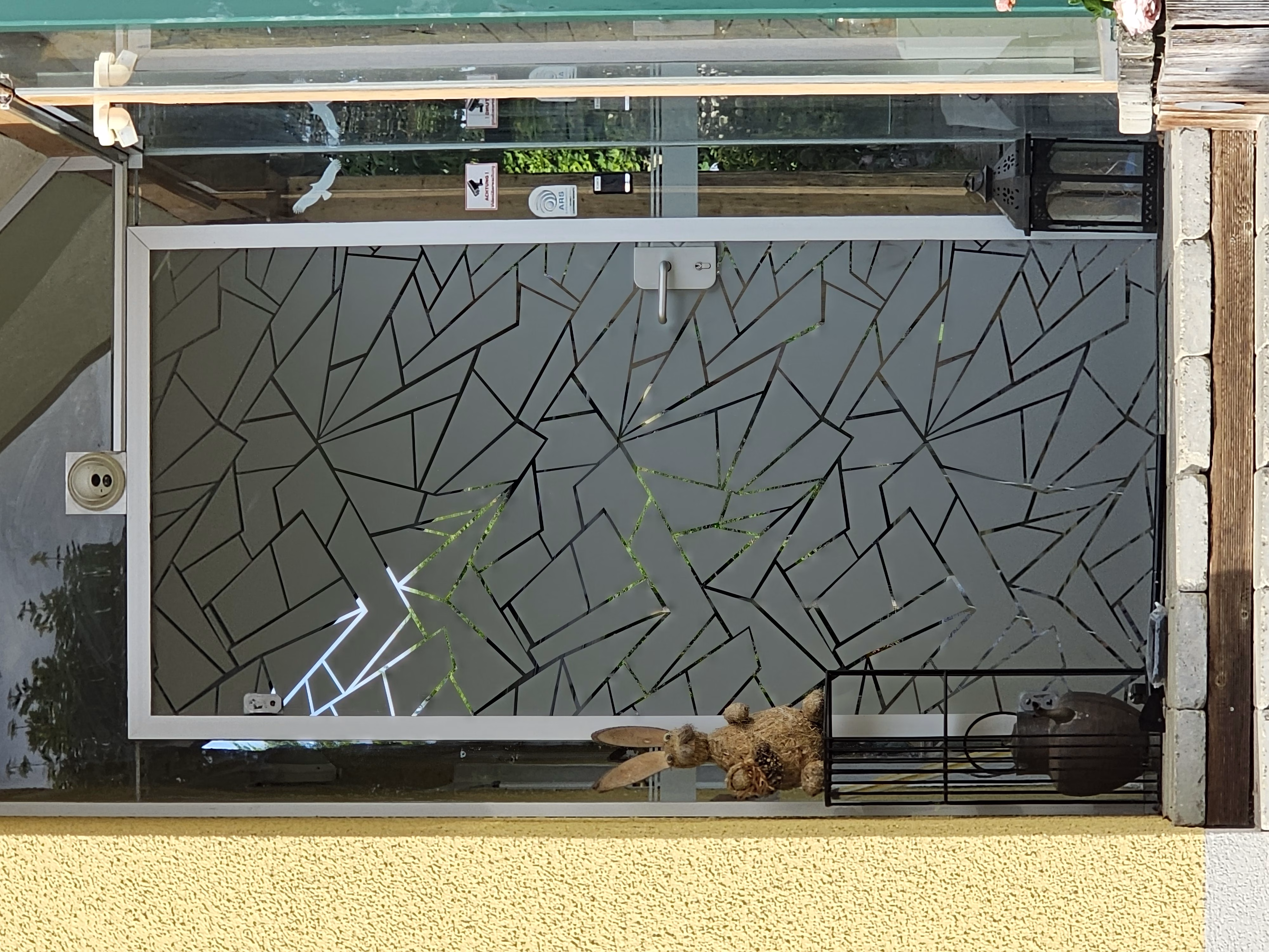 Dekorfolie, Bruchglasoptik