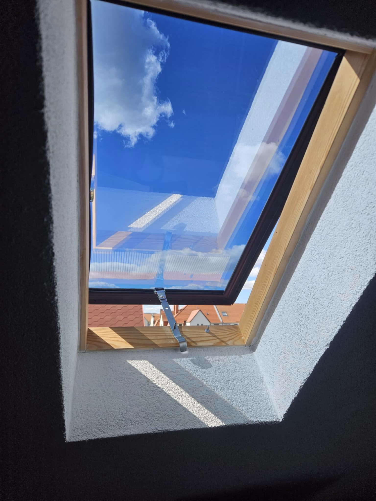 Dachfenster Wärmeschutzfolie stark verspiegelt