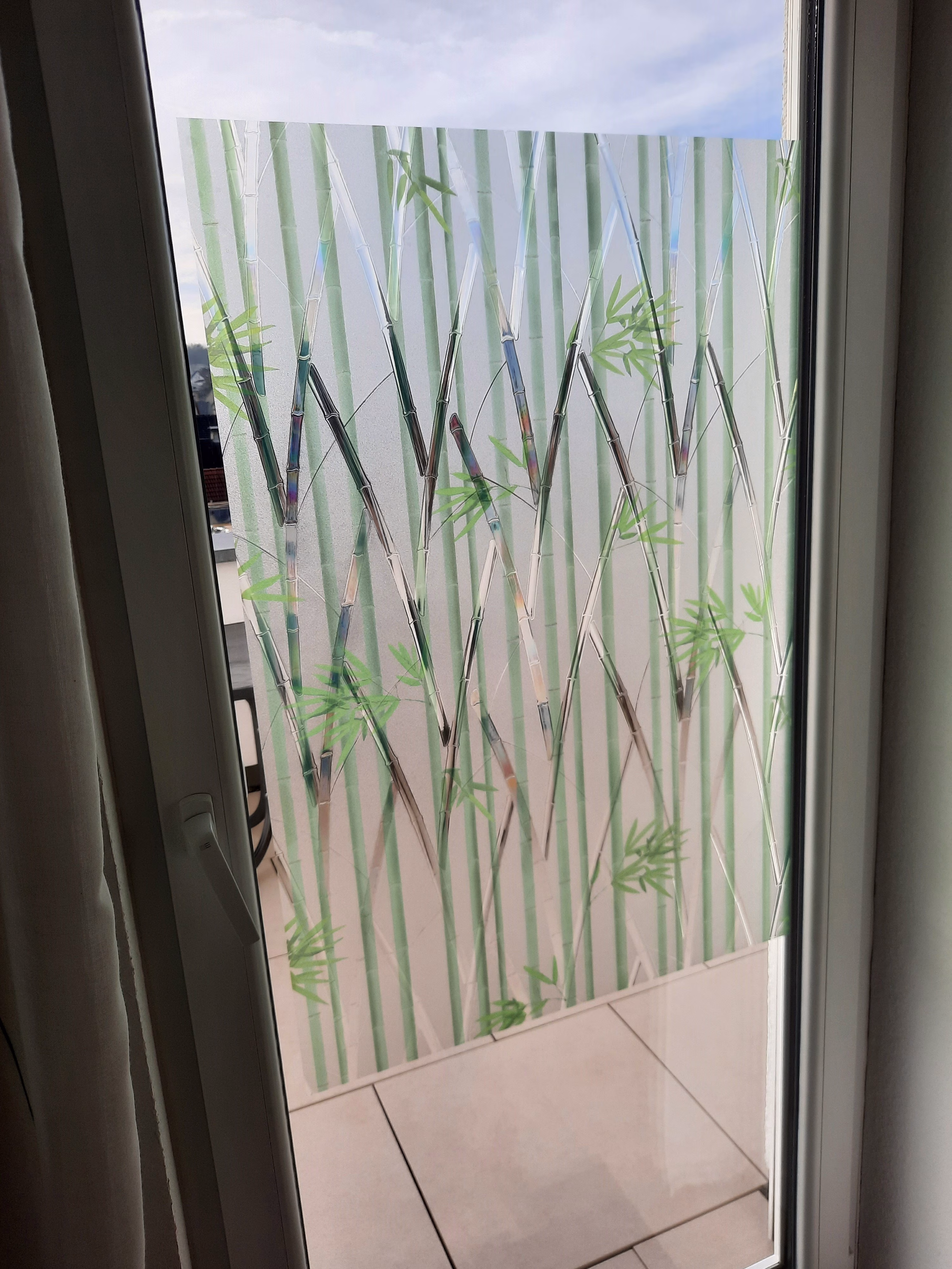 Bambus Fensterfolie als schicker Sichtschutz